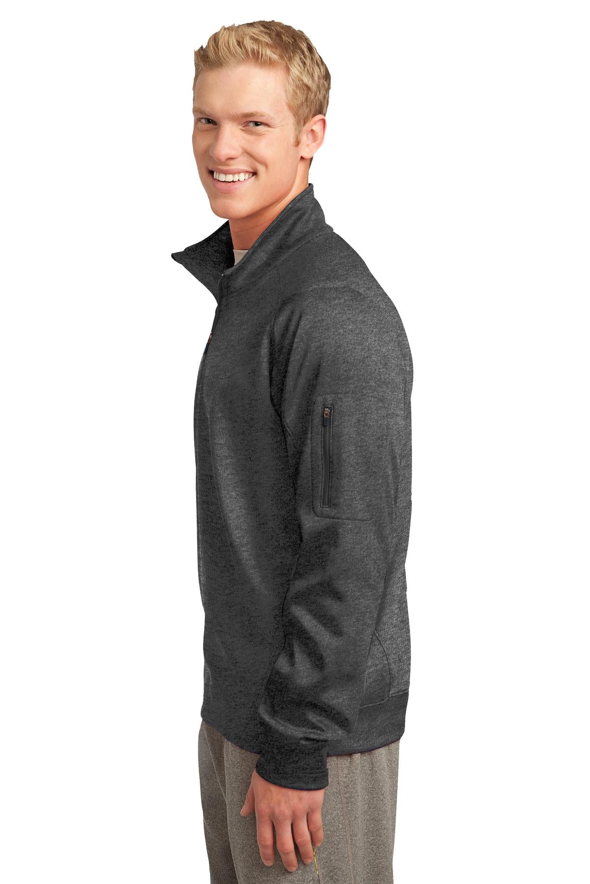 Graphite Hthr Sport-Tek Tech Fleece 1/4-Zip Pullover. F247