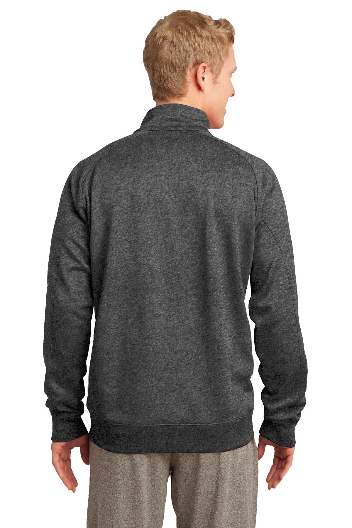 Graphite Hthr Sport-Tek Tech Fleece 1/4-Zip Pullover. F247