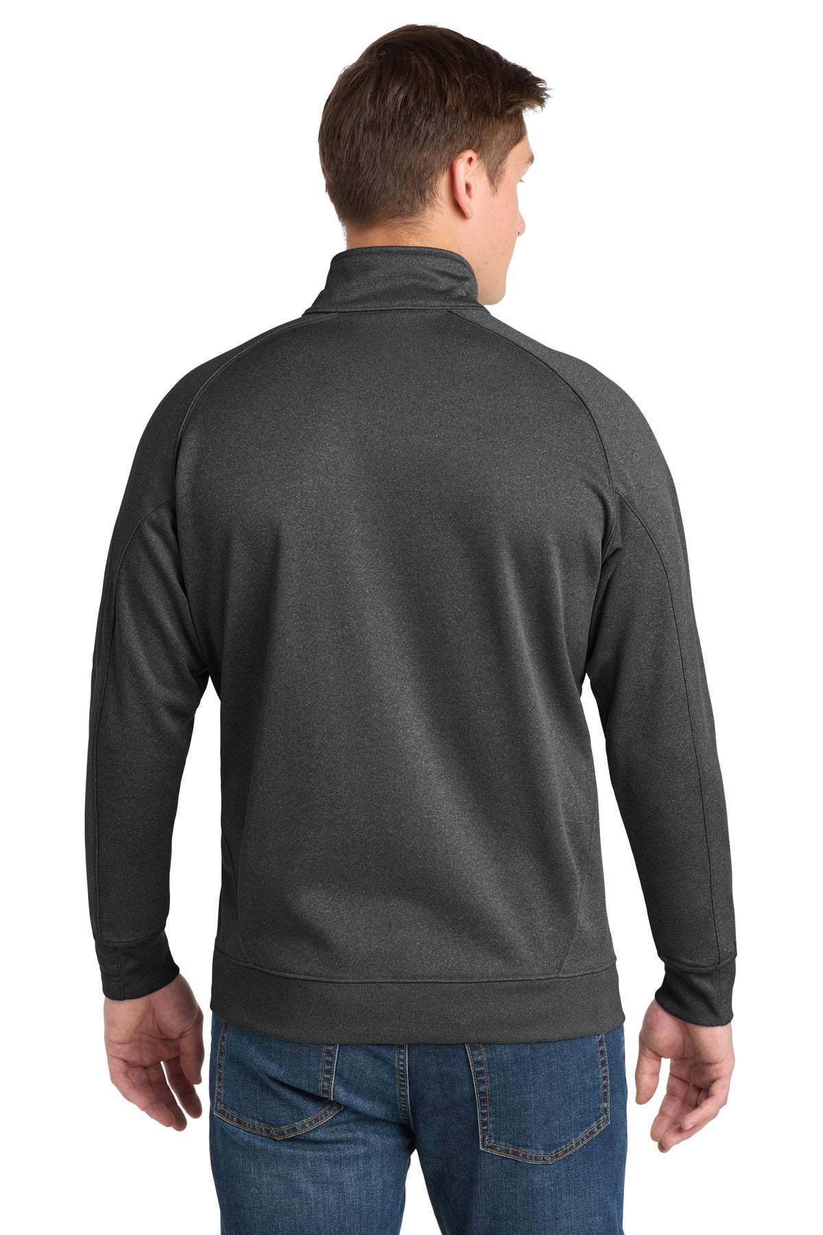 Graphite Hthr Sport-Tek Tech Fleece 1/4-Zip Pullover. F247