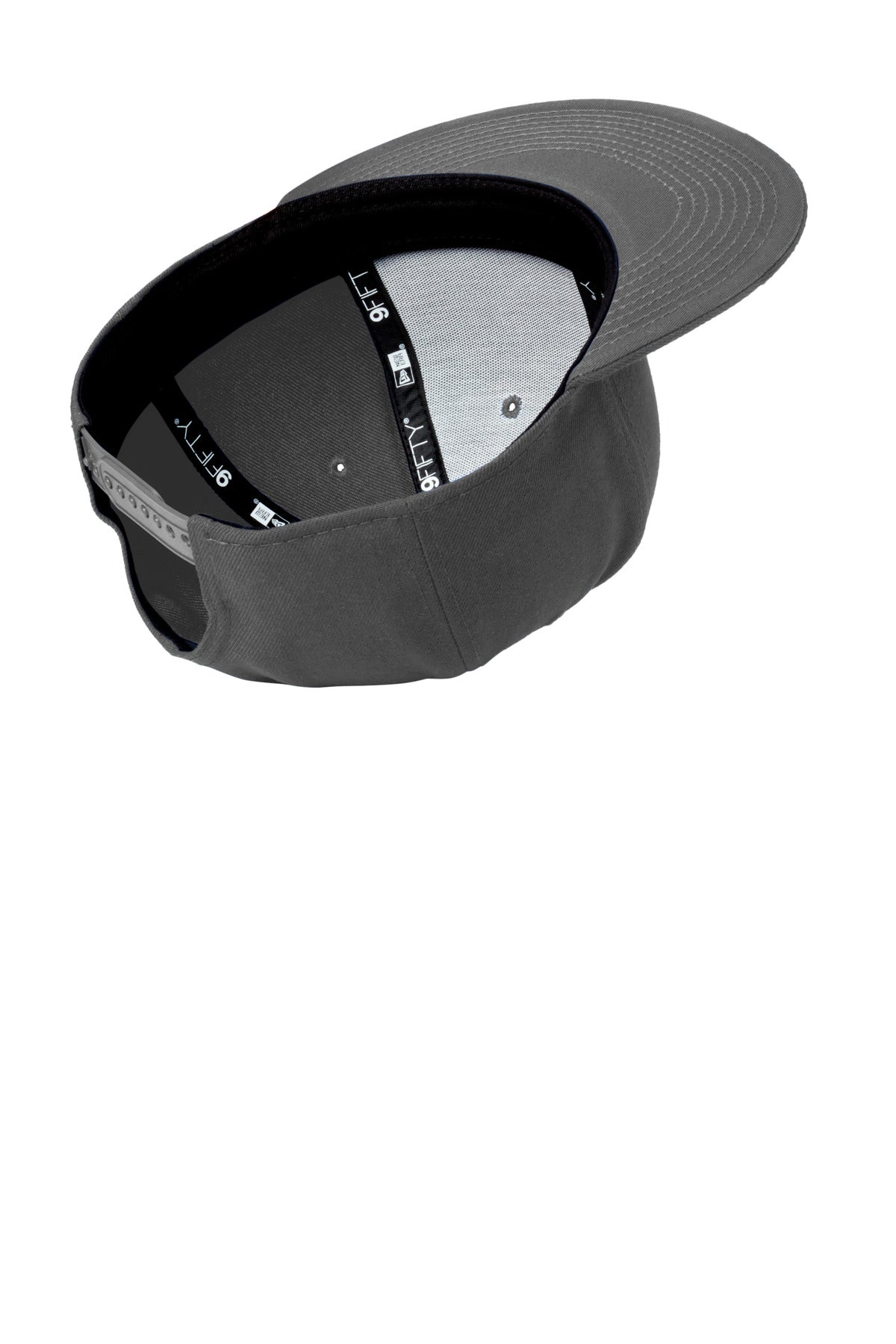 Graphite New Era Standard Fit Flat Bill Snapback Cap NE4020