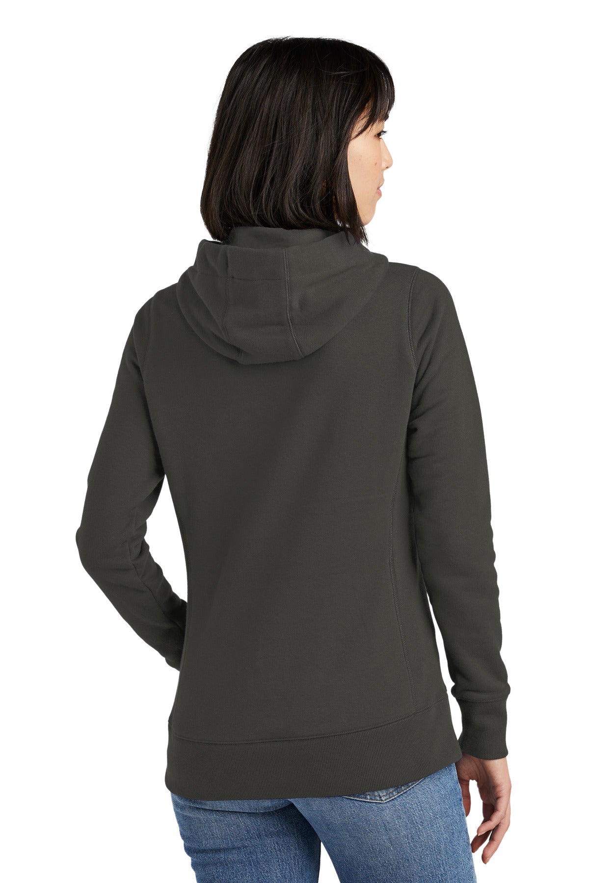 Graphite New Era Women's French Terry Pullover Hoodie. LNEA500