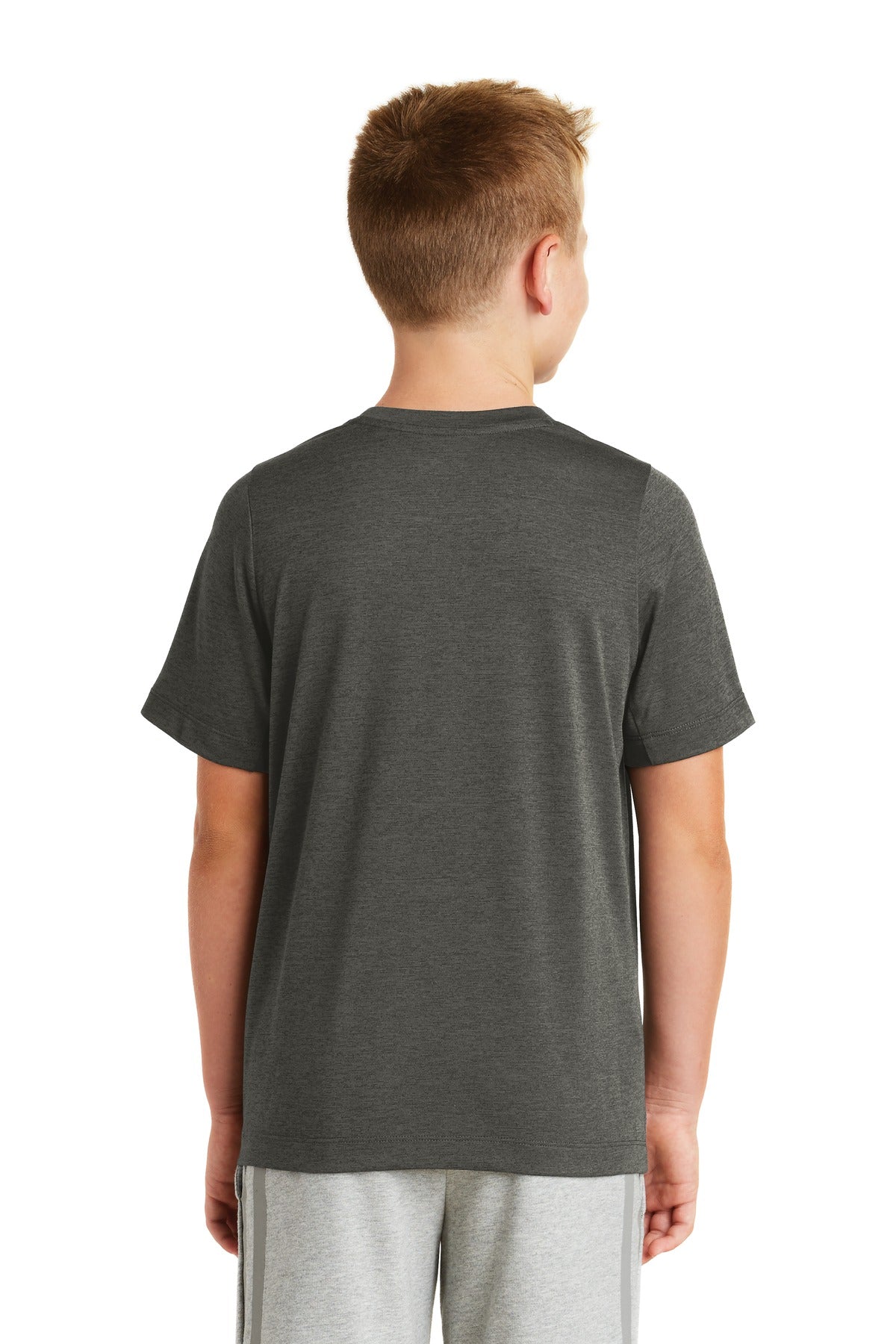 Graphite New Era Youth Series Performance Crew Tee. YNEA200
