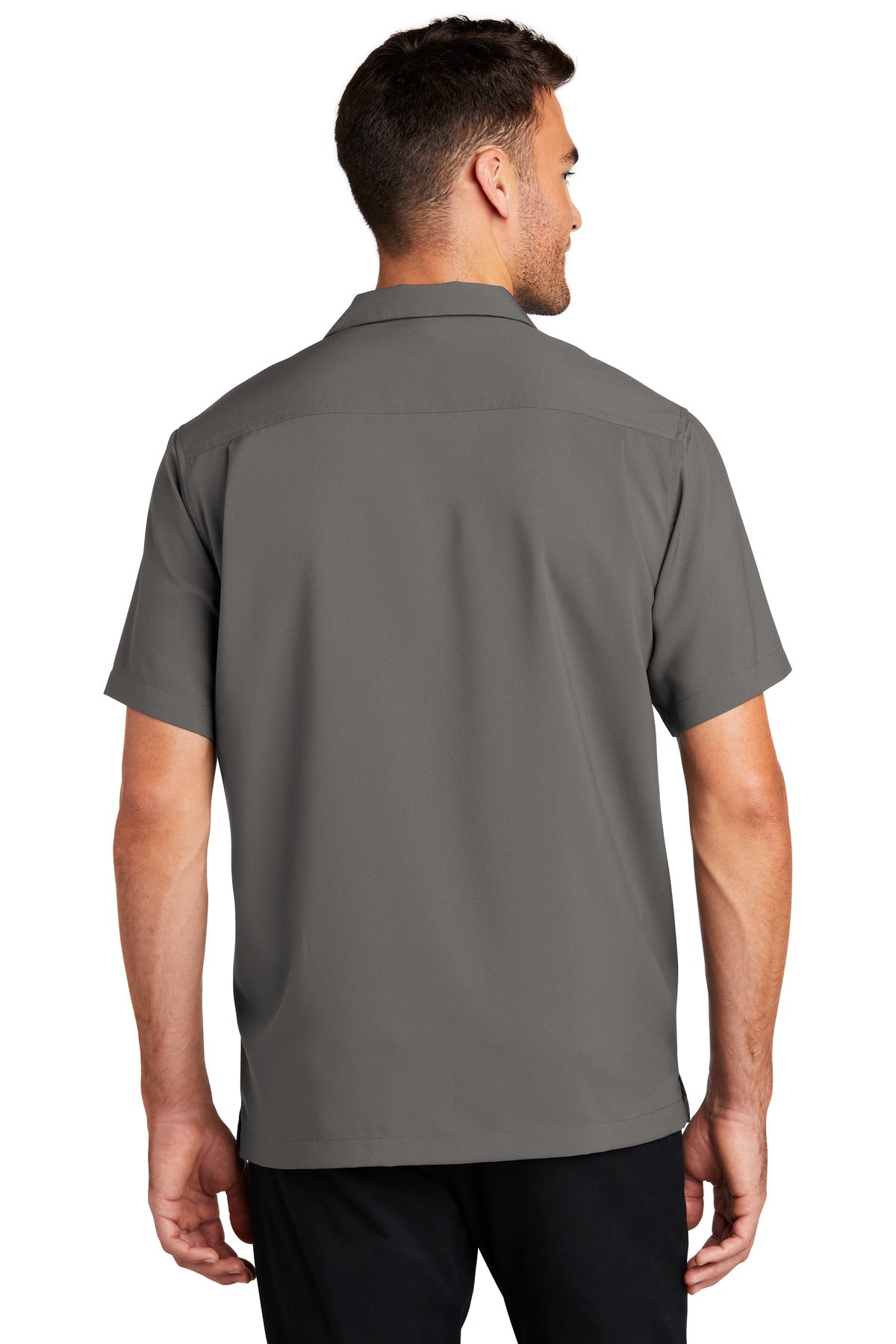 Graphite Port Authority Short Sleeve Performance Staff Shirt W400