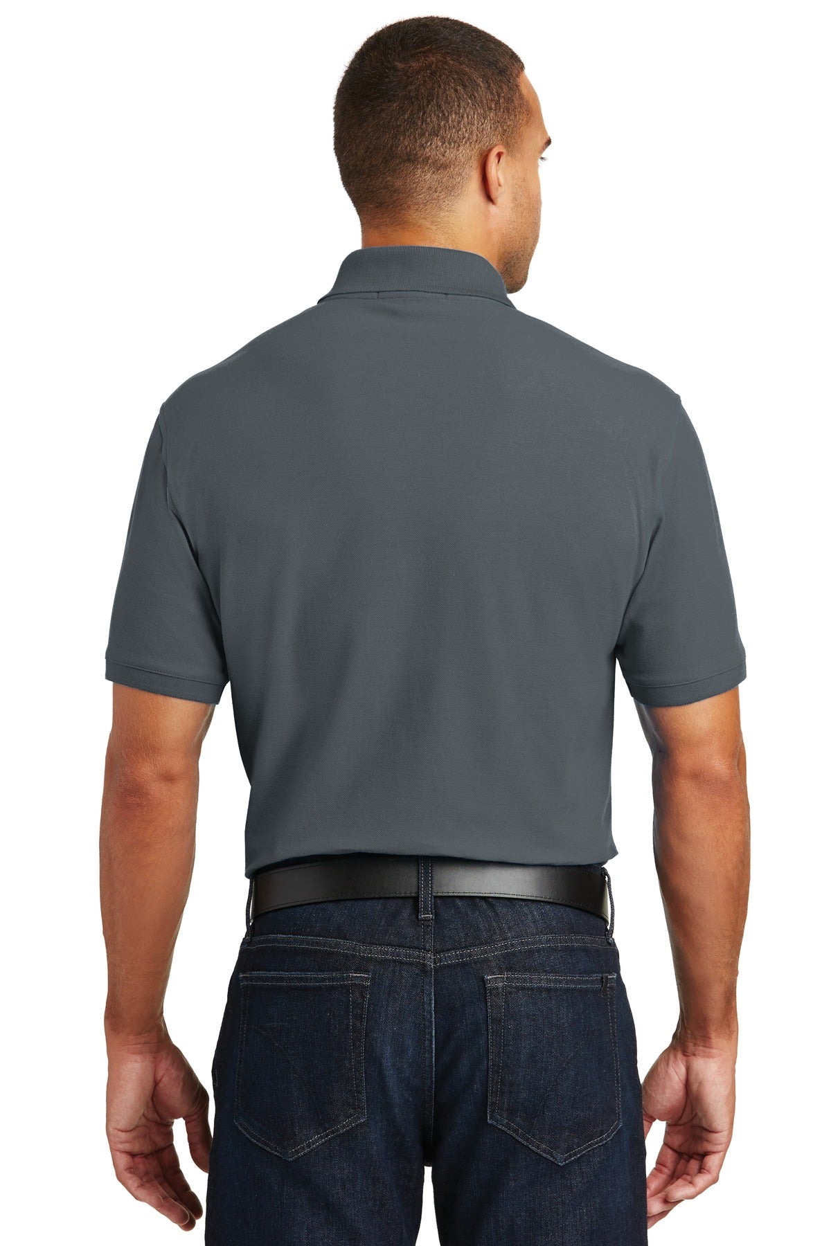 Graphite Port Authority Tall Core Classic Pique Polo. TLK100
