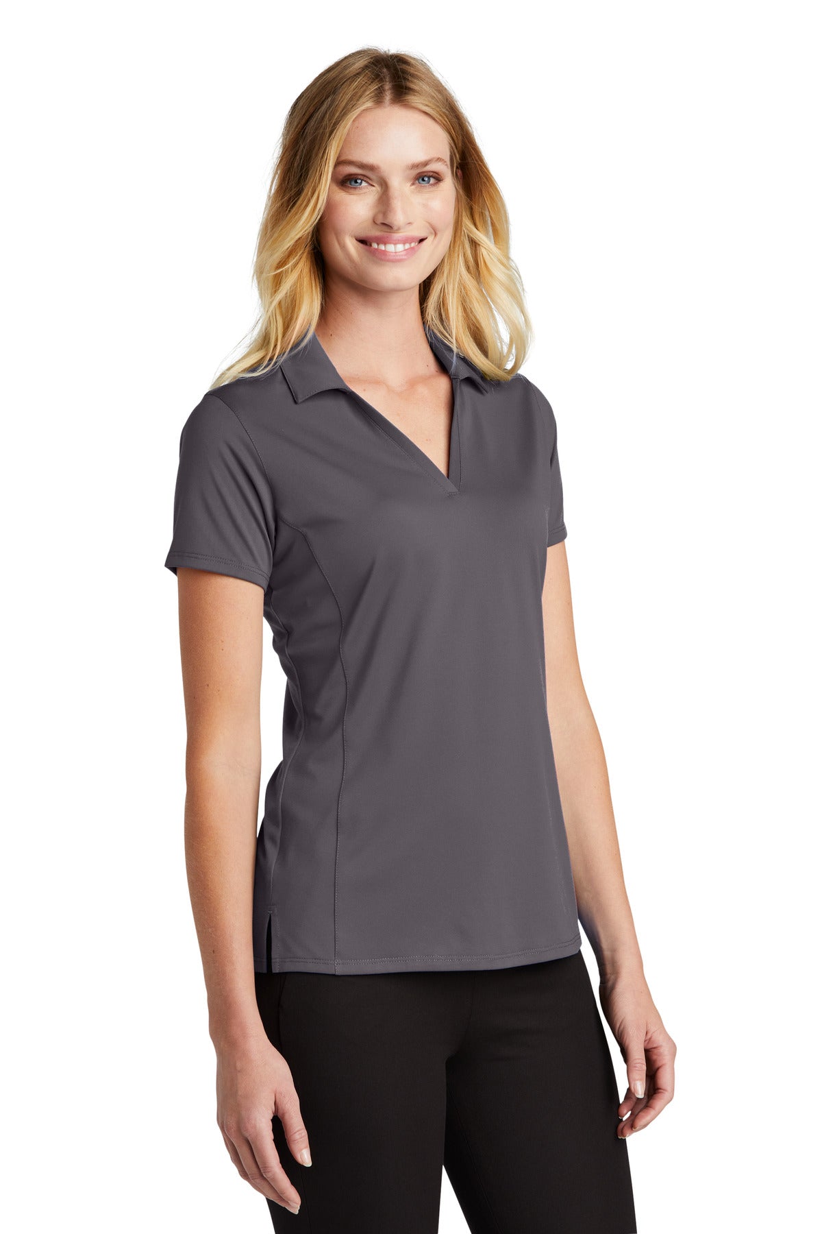 Graphite Port Authority Women's Performance Staff Polo LK398