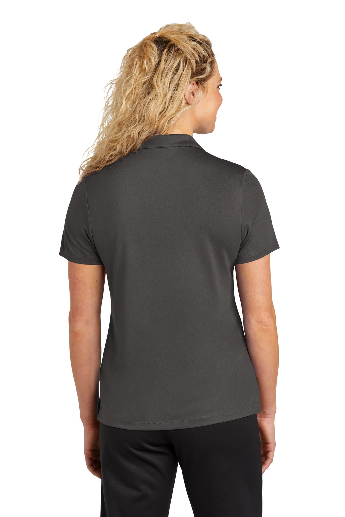 Graphite Sport-Tek Women's UV Micropique Polo LST740