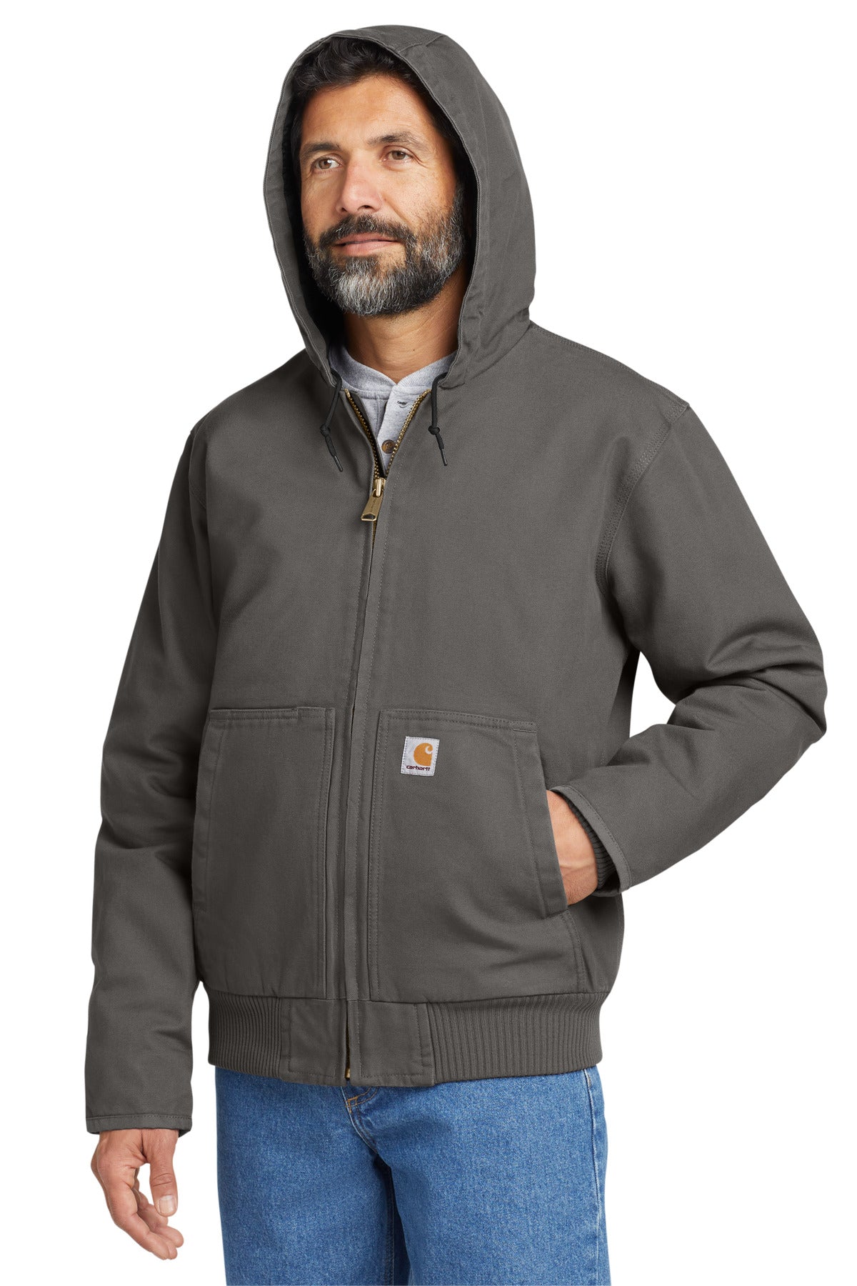 Gravel Carhartt Washed Duck Active Jac. CT104050