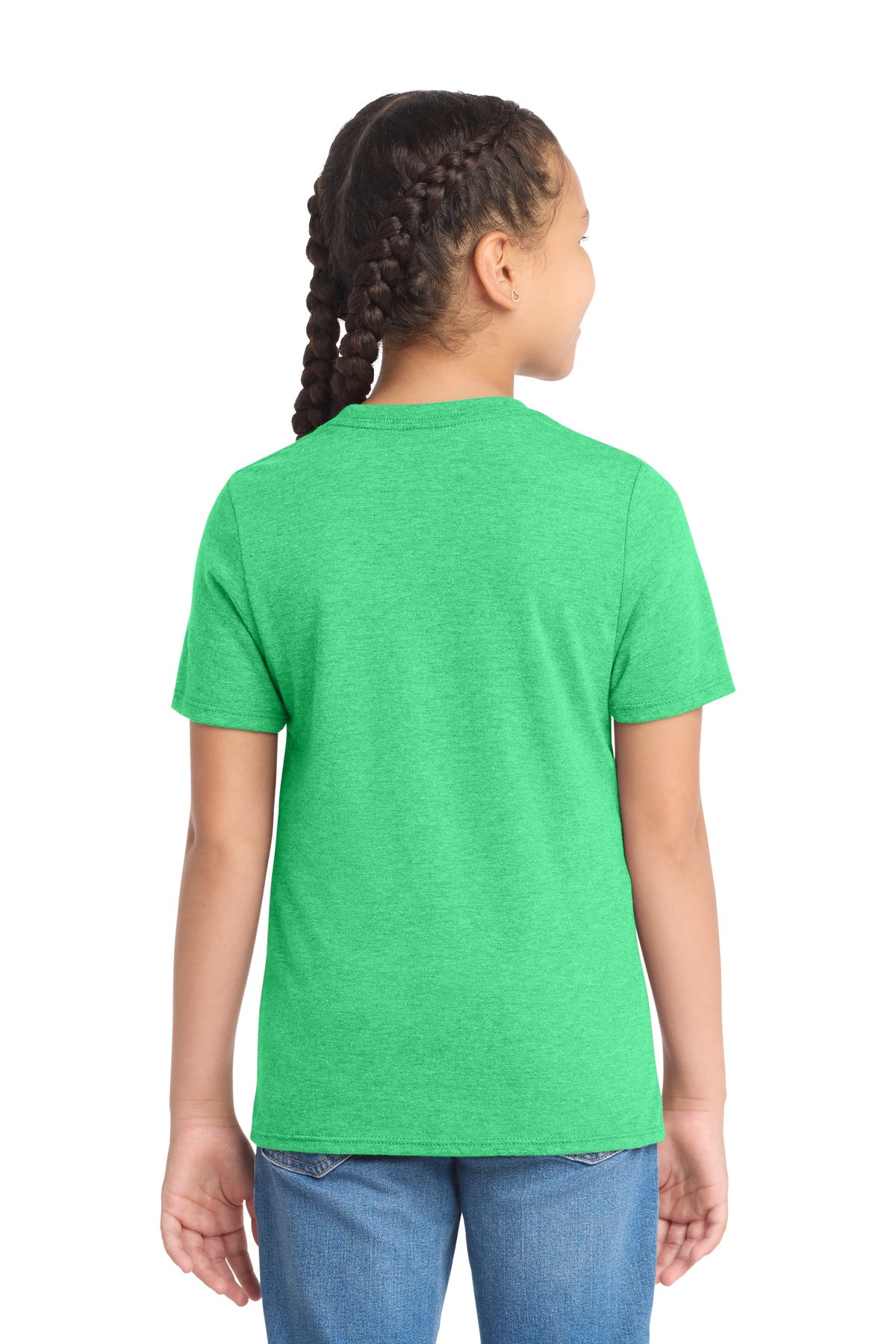 Green Frost District Youth Perfect Tri Tee. DT130Y