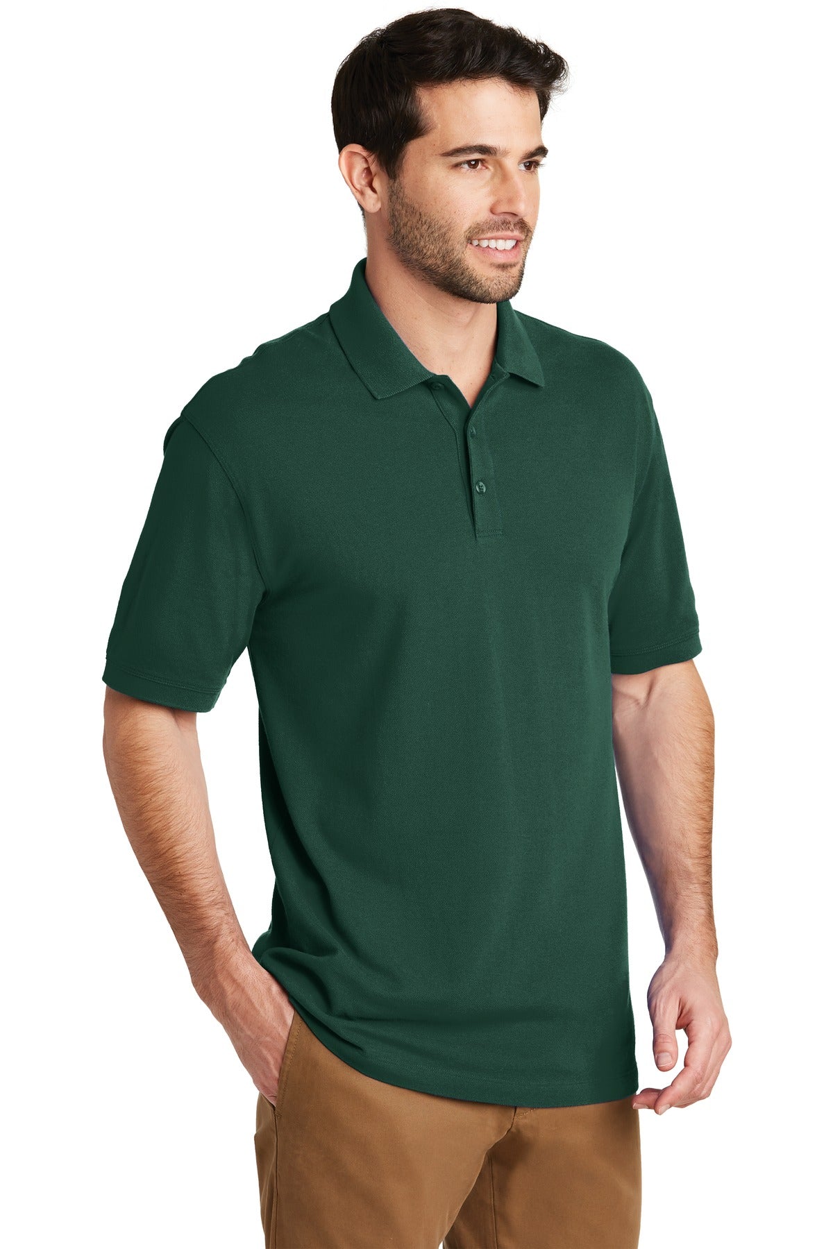 Green Glen Port Authority EZCotton Polo. K8000
