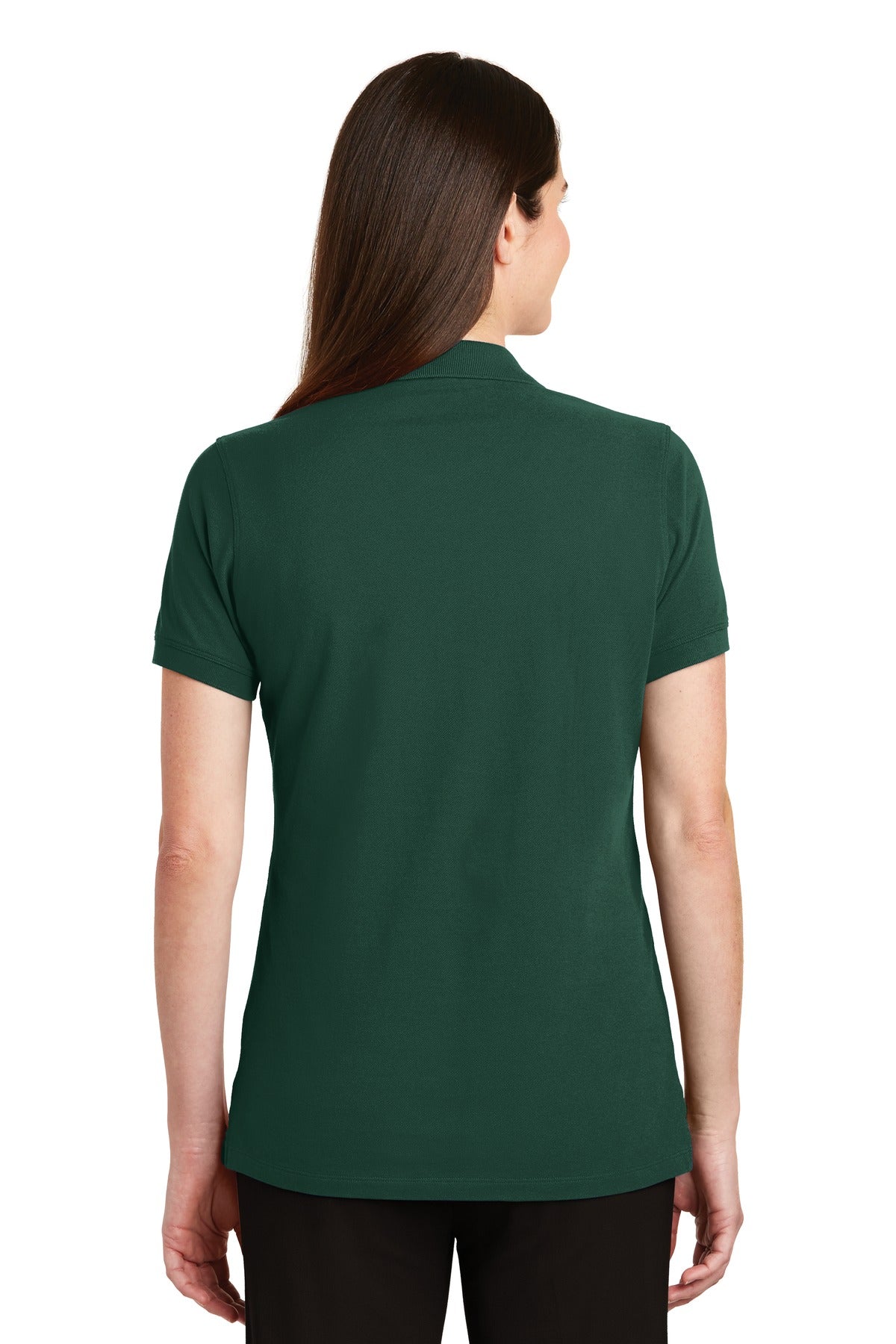 Green Glen Port Authority Women's EZCotton Polo. LK8000