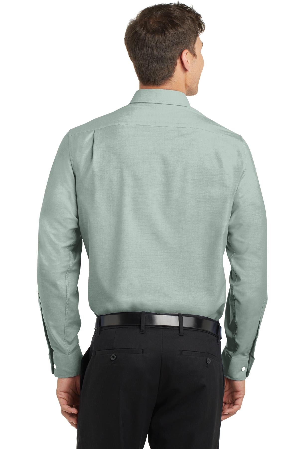Green Port Authority SuperPro Oxford Shirt. S658