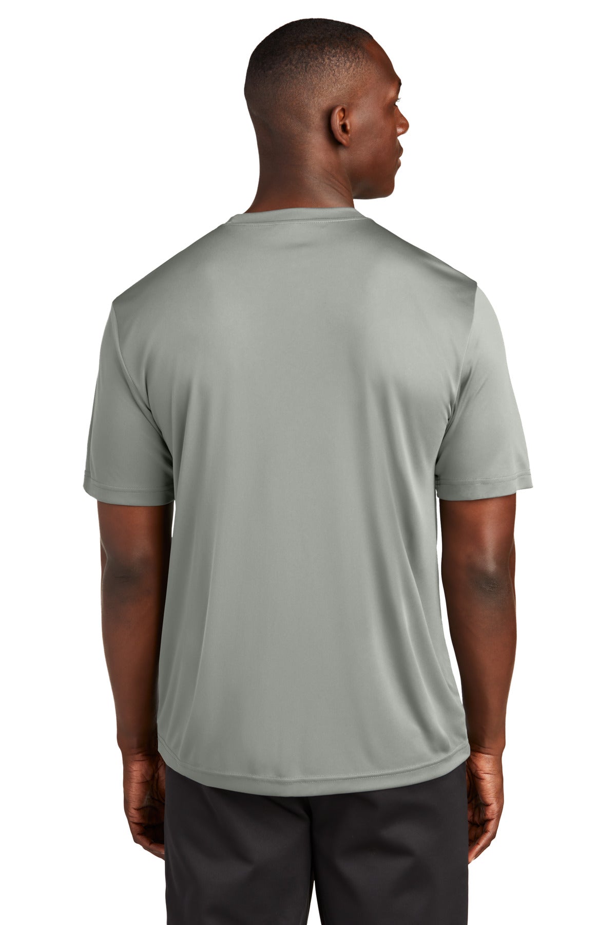 Grey Concrete Sport-Tek Tall PosiCharge Competitor Tee. TST350