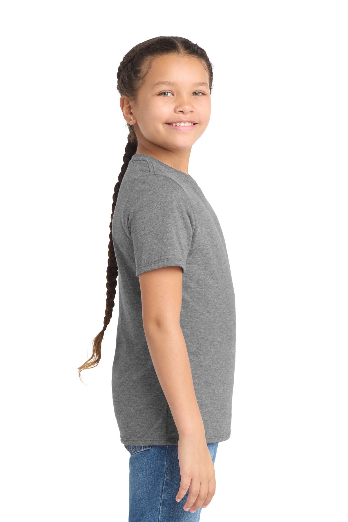Grey Frost District Youth Perfect Tri Tee. DT130Y