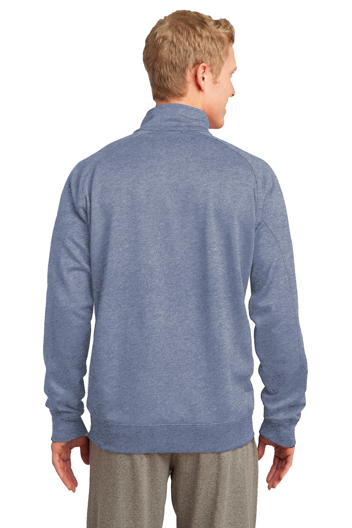 Grey Heather Sport-Tek Tech Fleece 1/4-Zip Pullover. F247