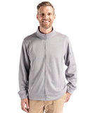 Grey Melange Clique Lift Eco Performance Full Zip Unisex Jacket - XS
