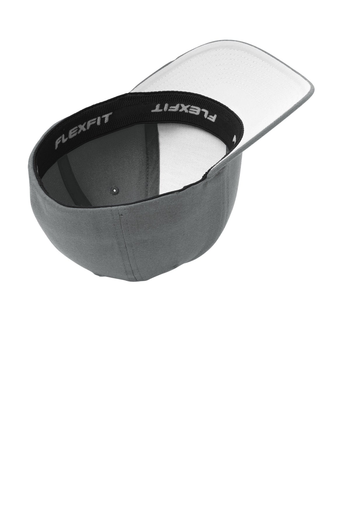 Grey Port Authority Flexfit Wool Blend Cap. C928