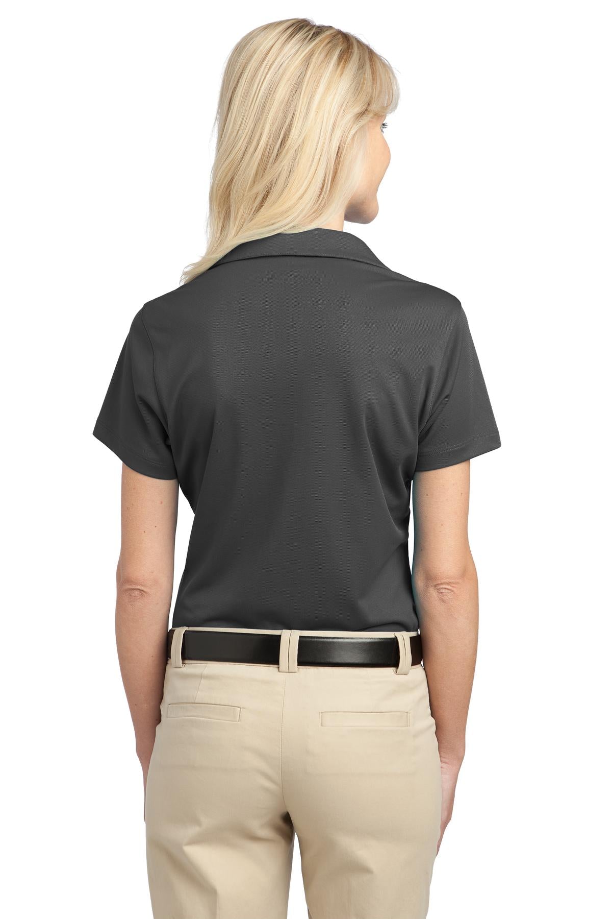 Grey Smoke Port Authority Women's Tech Pique Polo. L527