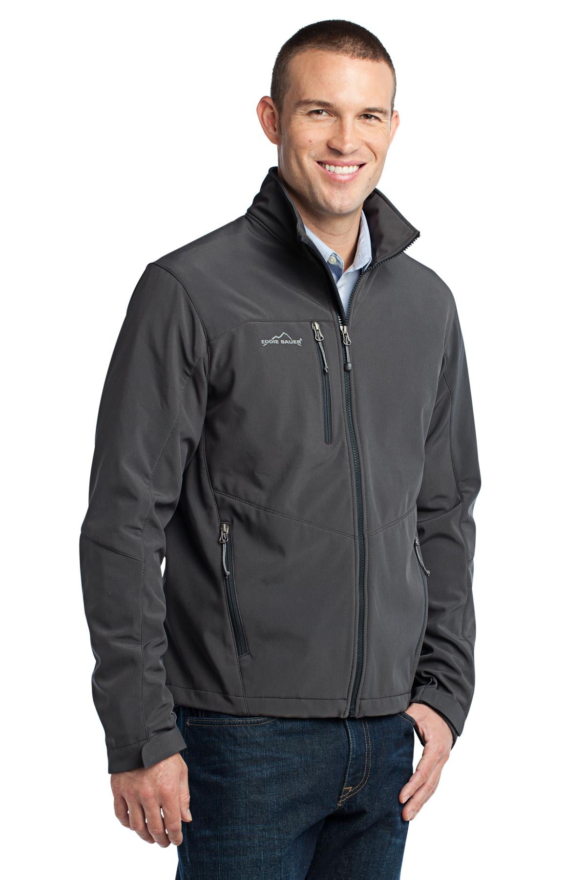Grey Steel Eddie Bauer - Soft Shell Jacket. EB530