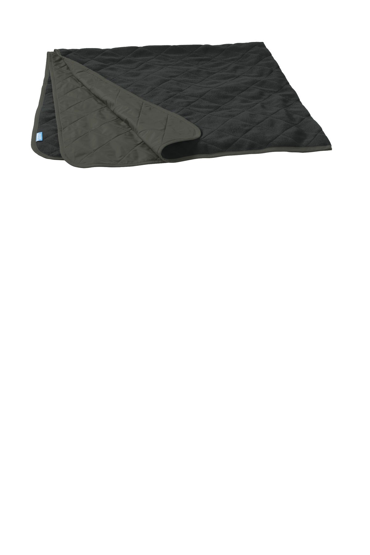 Grey Stl/Tr Bk Port Authority Picnic Blanket. BP70