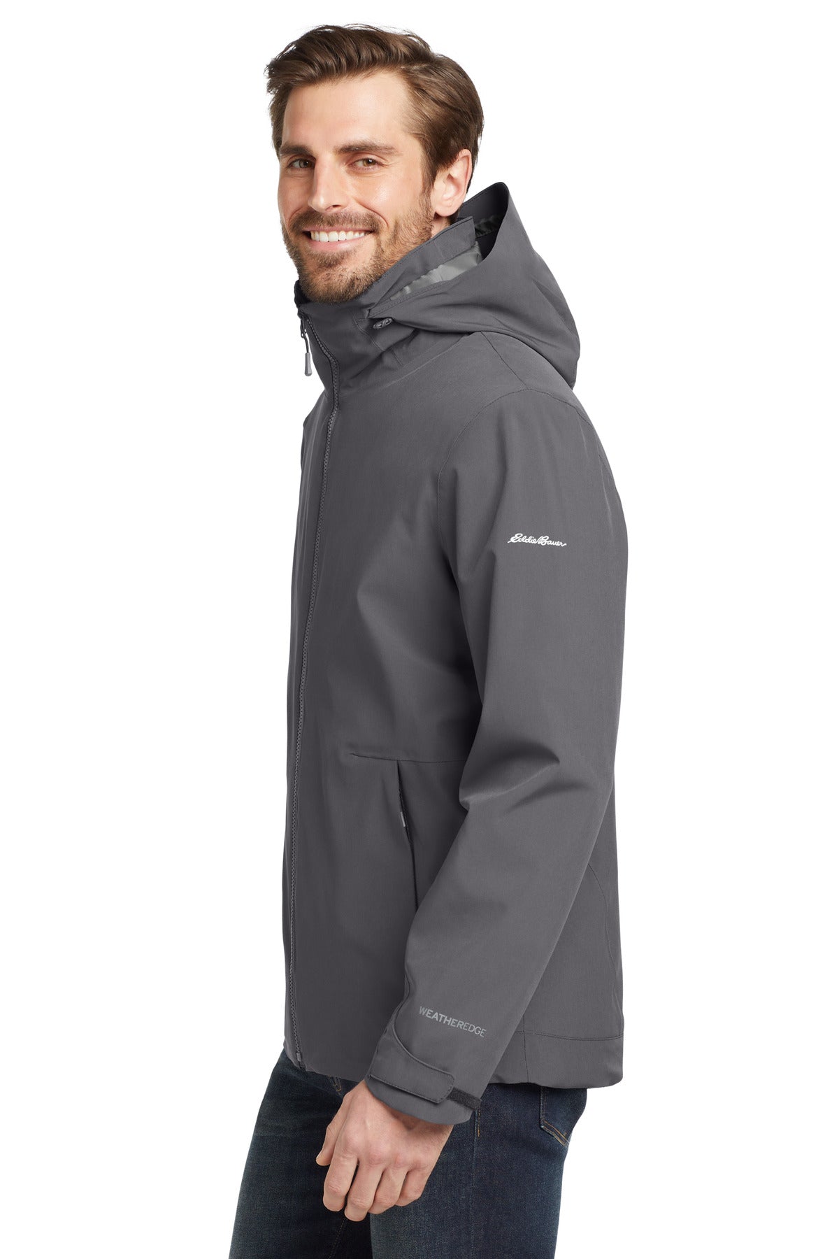 Grey St/Met Gy Eddie Bauer WeatherEdge 3-in-1 Jacket EB656