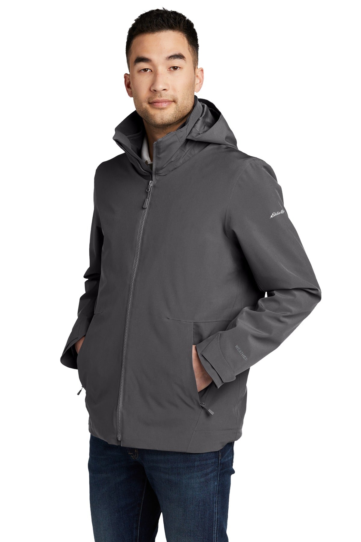 Grey St/Met Gy Eddie Bauer WeatherEdge 3-in-1 Jacket EB656