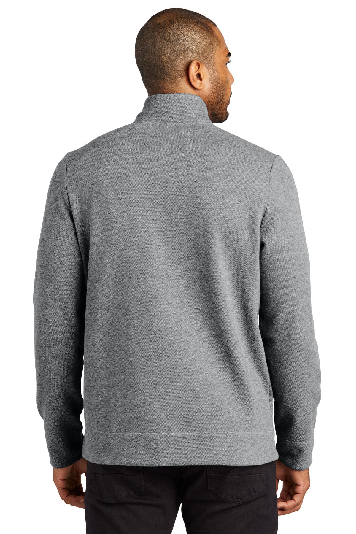 GreyHthr Port Authority Network Fleece Jacket F422
