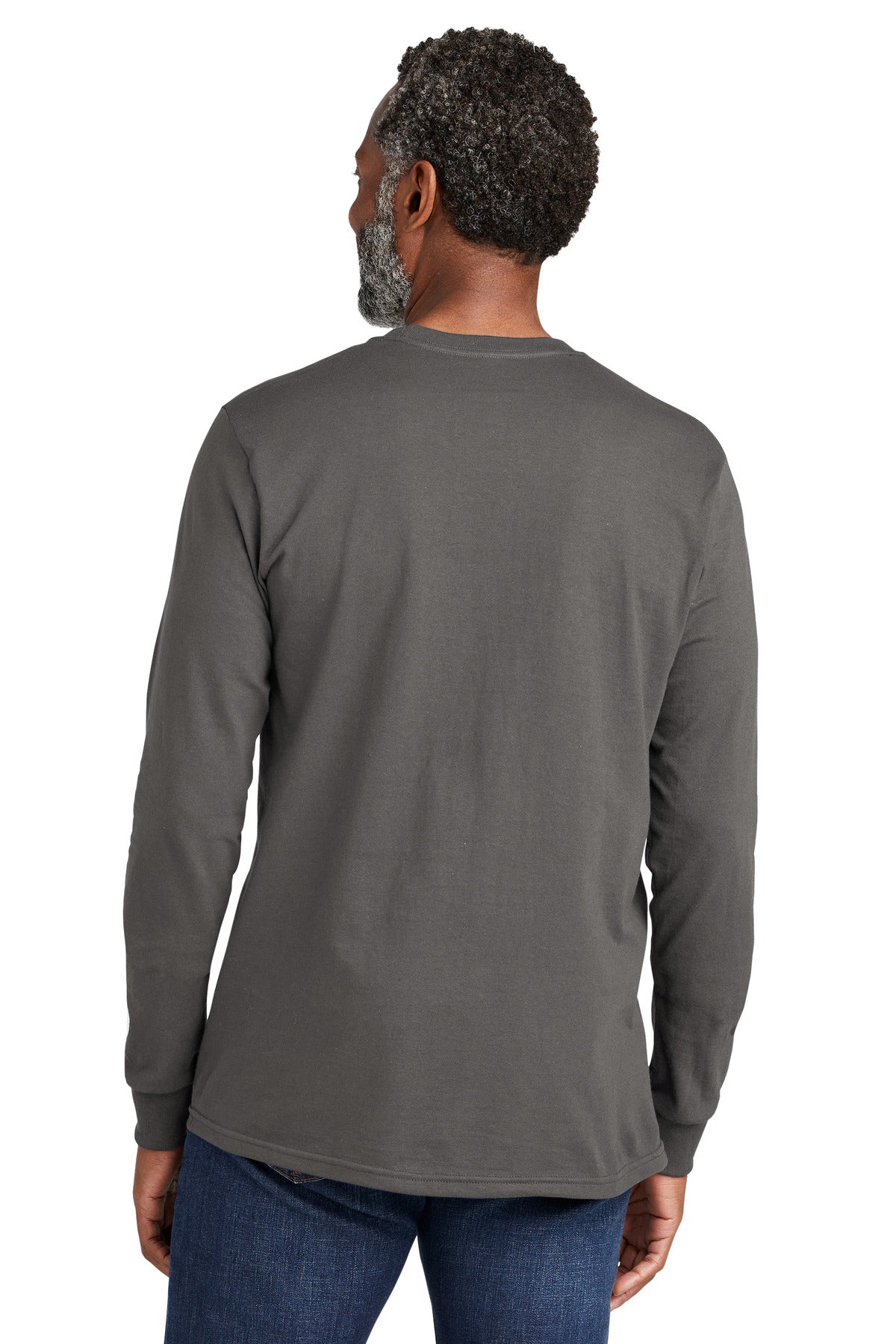 GreySteel Volunteer Knitwear All-American Long Sleeve Tee VL100LS