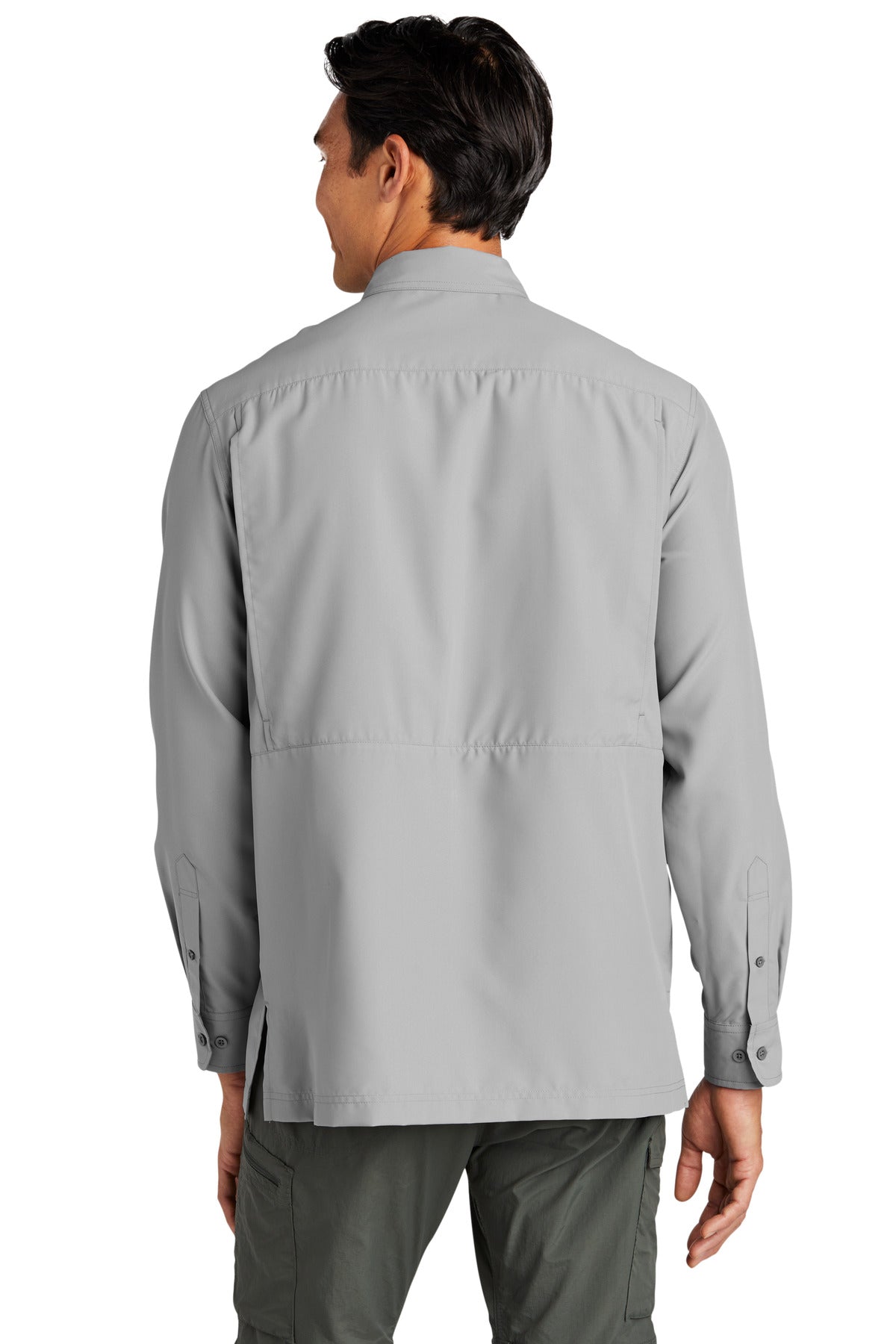 GustyGrey Port Authority Long Sleeve UV Daybreak Shirt W960