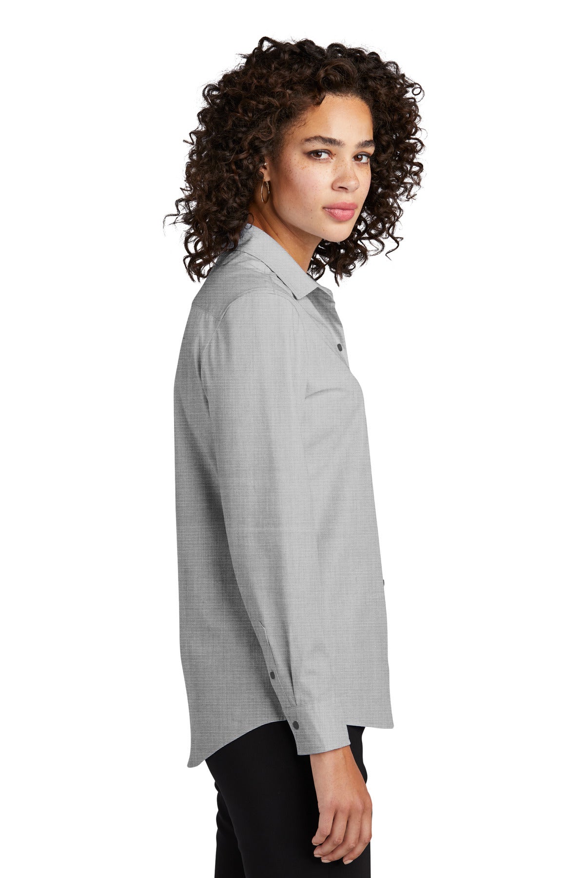 GustyGyEOE Mercer+Mettle Women's Long Sleeve Stretch Woven Shirt MM2001