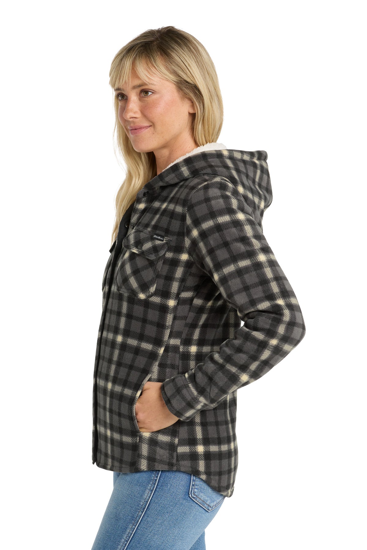 GyStl/Bone Eddie Bauer Women's Woodland Shirt Jac EB229