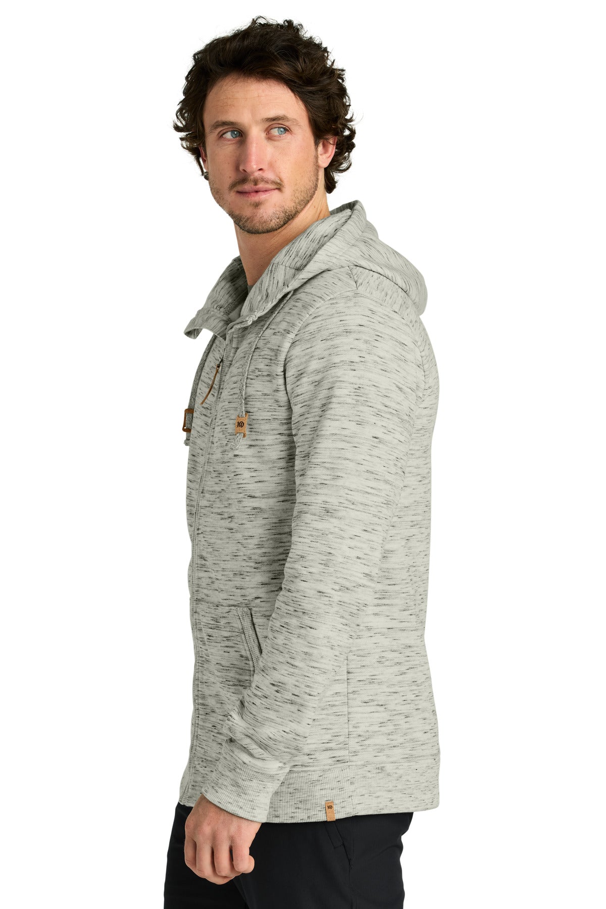 HiRsGSpcDy tentree Space Dye Fleece Full-Zip Hoodie TTCM4414