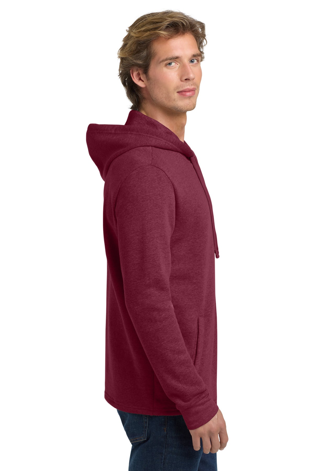 HtCardinal Next Level Apparel Adult Malibu Pullover Hoodie. NL9300