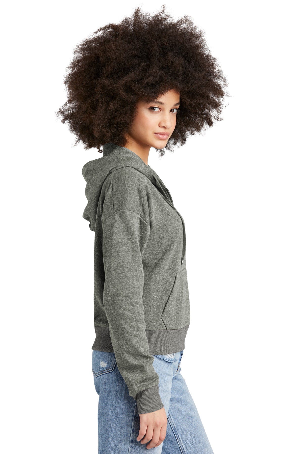 HtdChar District Women's Perfect Tri Fleece 1/2-Zip Pullover DT1311