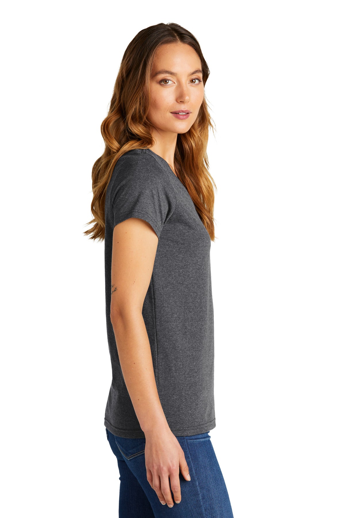 HtdChar District Women's The Concert Tee V-Neck DT5002