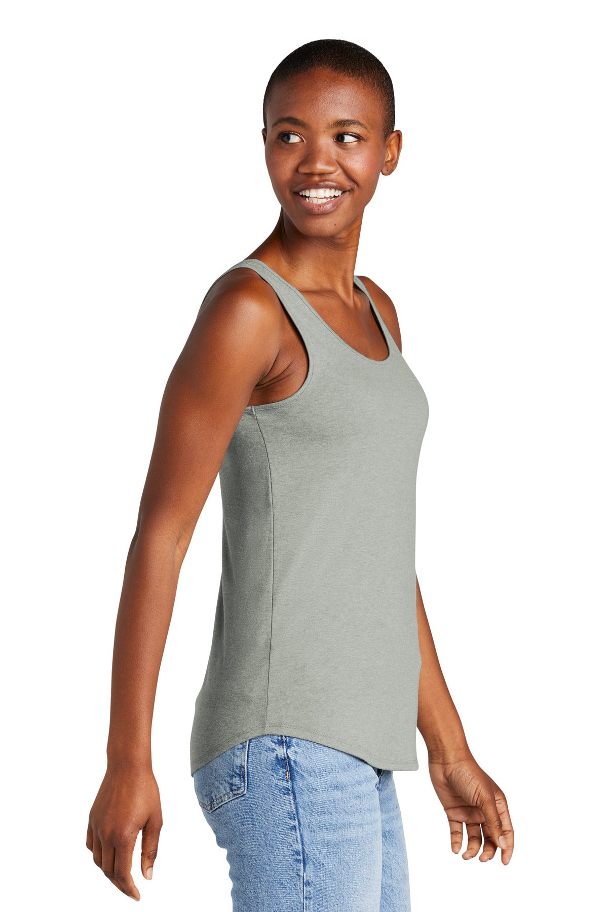 HtdGrey District Women's Perfect Tri Relaxed Tank DT151