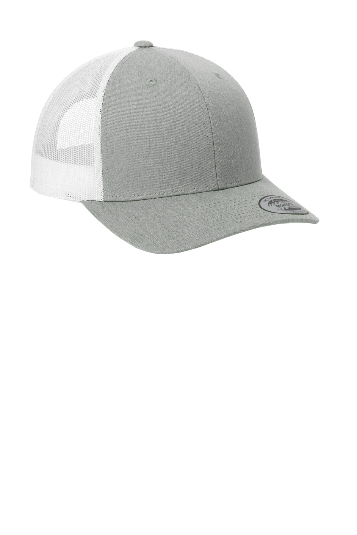HtGy/White Sport-Tek YP Classics Retro Trucker Cap. STC39