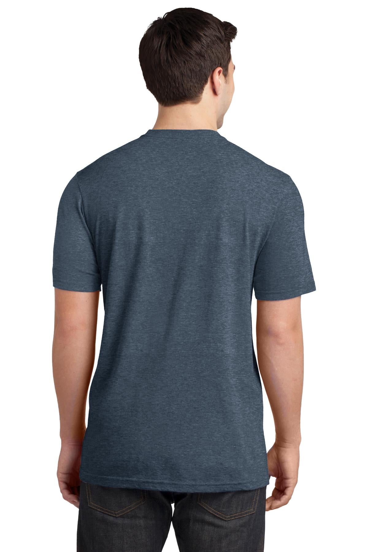Hthr Navy District Very Important Tee with Pocket. DT6000P
