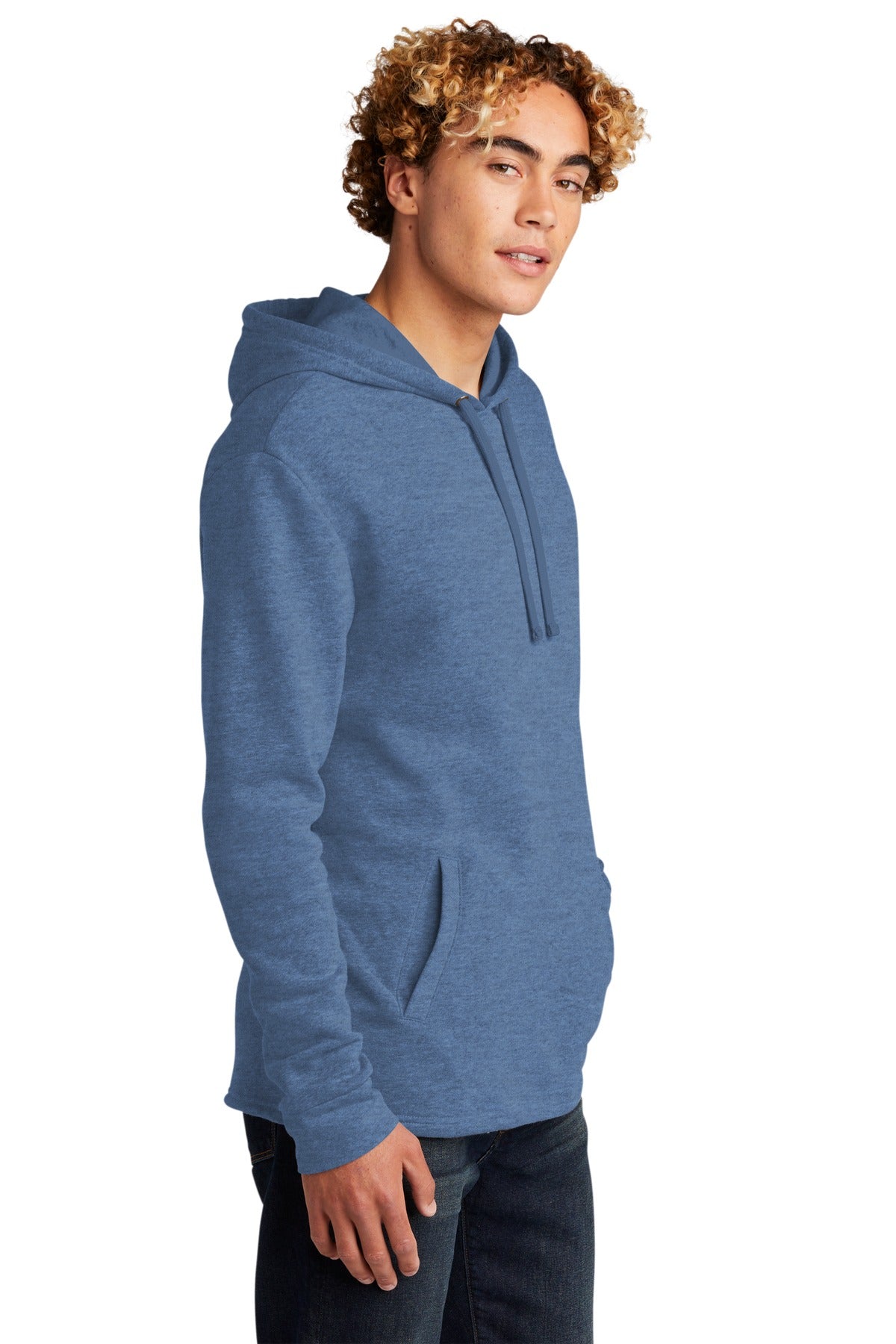 HthrBayBlu Next Level Apparel Adult Malibu Pullover Hoodie. NL9300