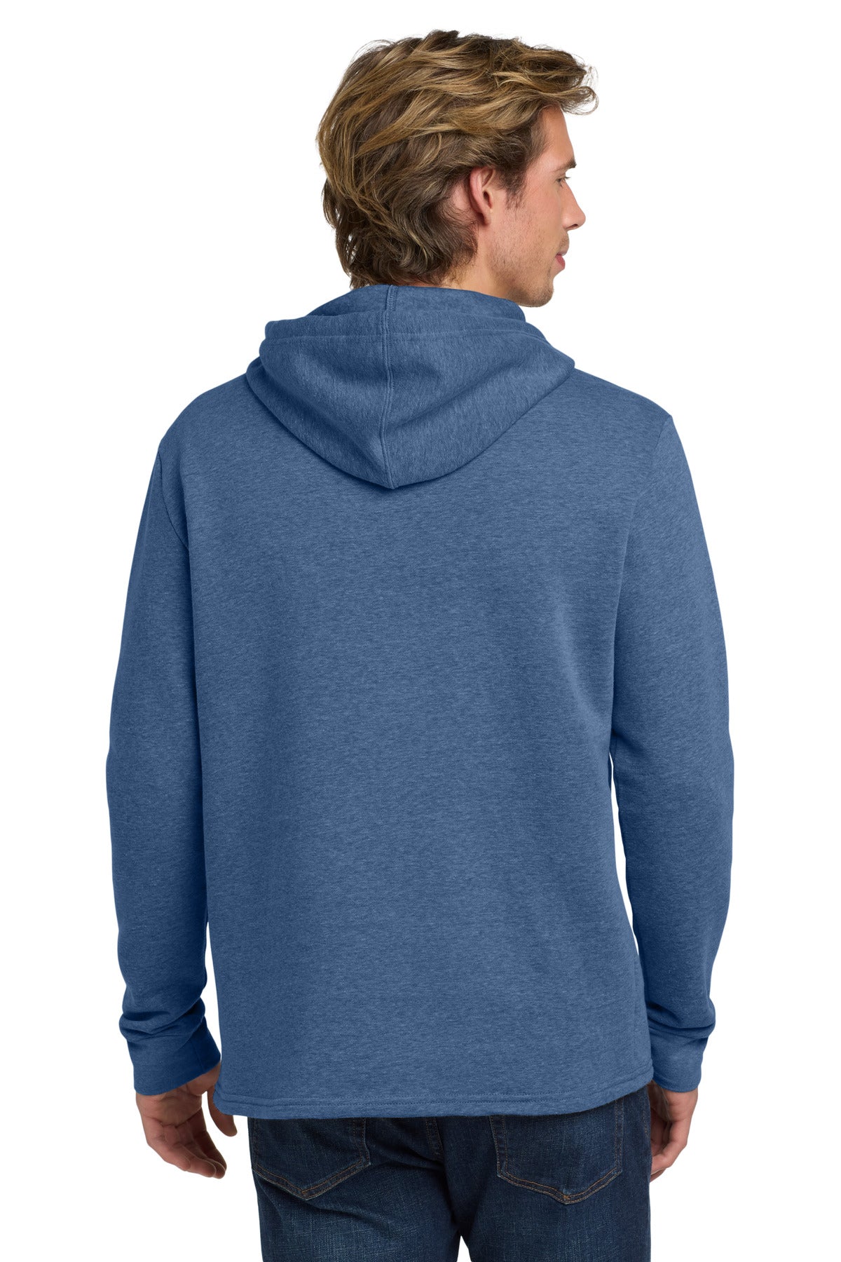 HthrBayBlu Next Level Apparel Adult Malibu Pullover Hoodie. NL9300