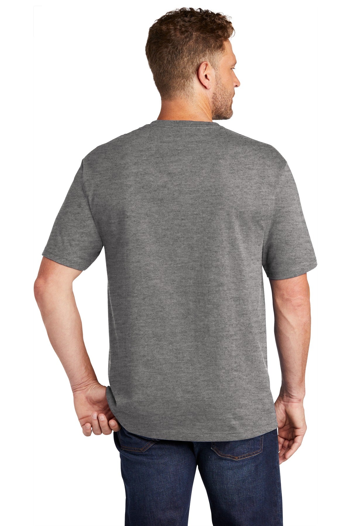 Hthrd Charcoal CornerStone Workwear Pocket Tee CS430