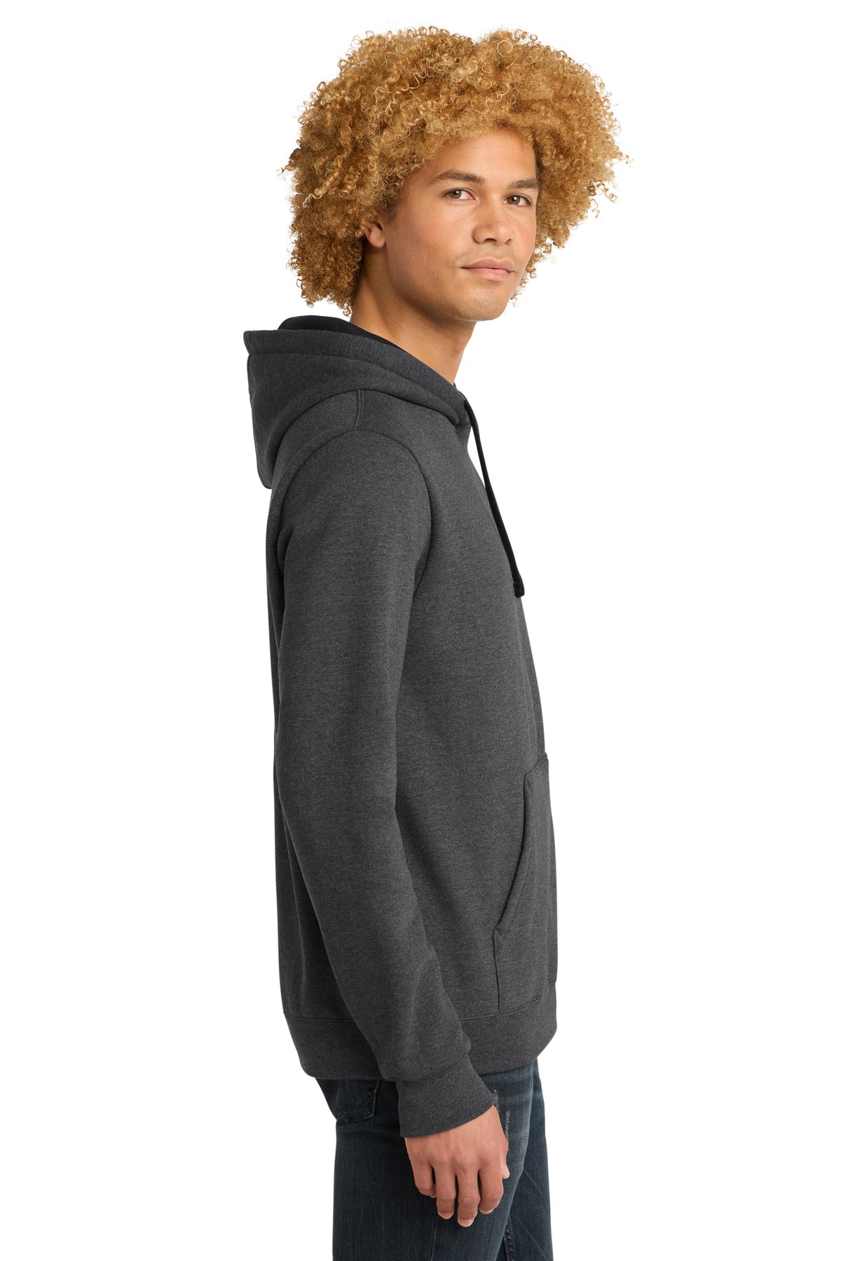 Hthrd Charcoal District The Concert Fleece Hoodie. DT810