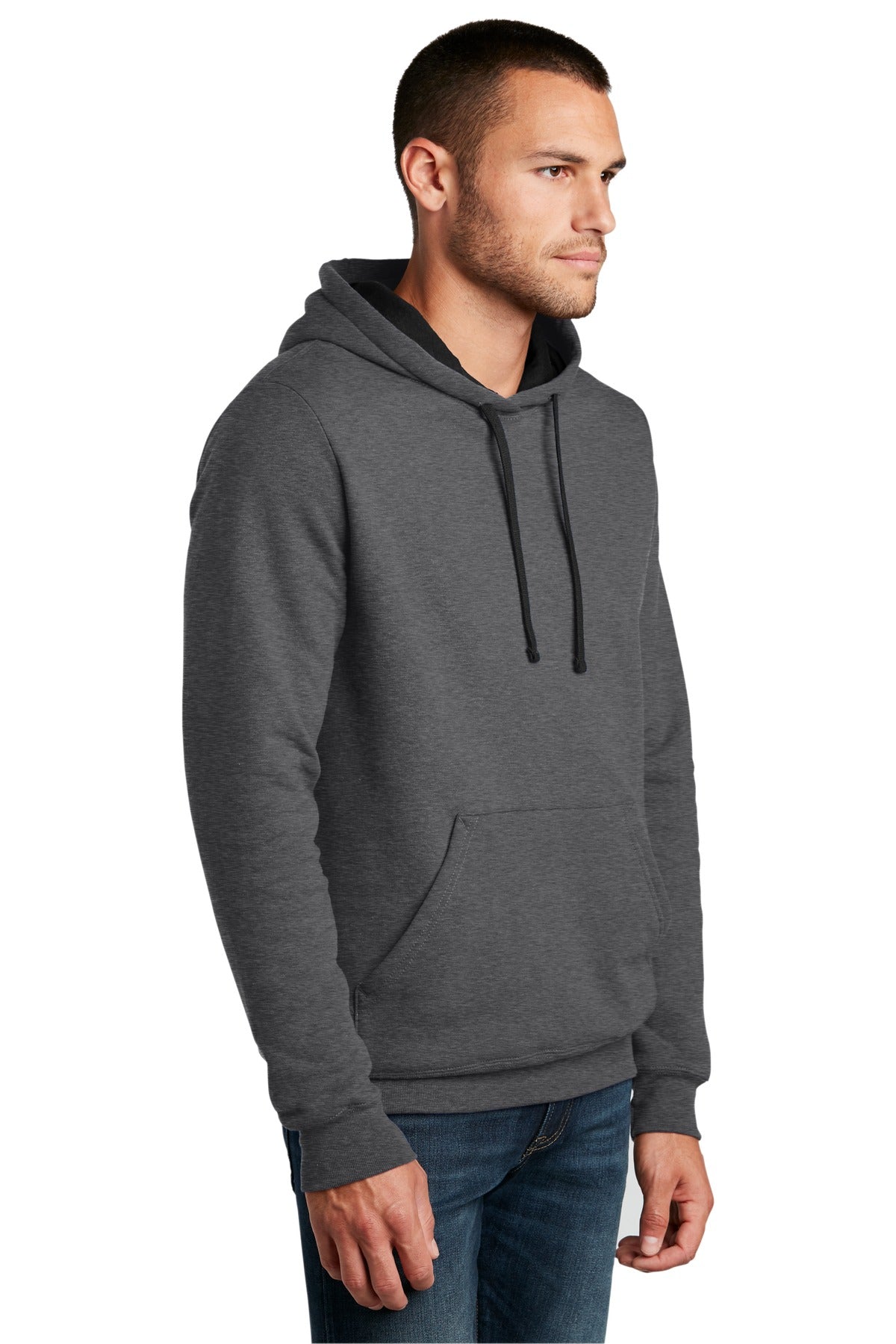 Hthrd Charcoal District The Concert Fleece Hoodie. DT810