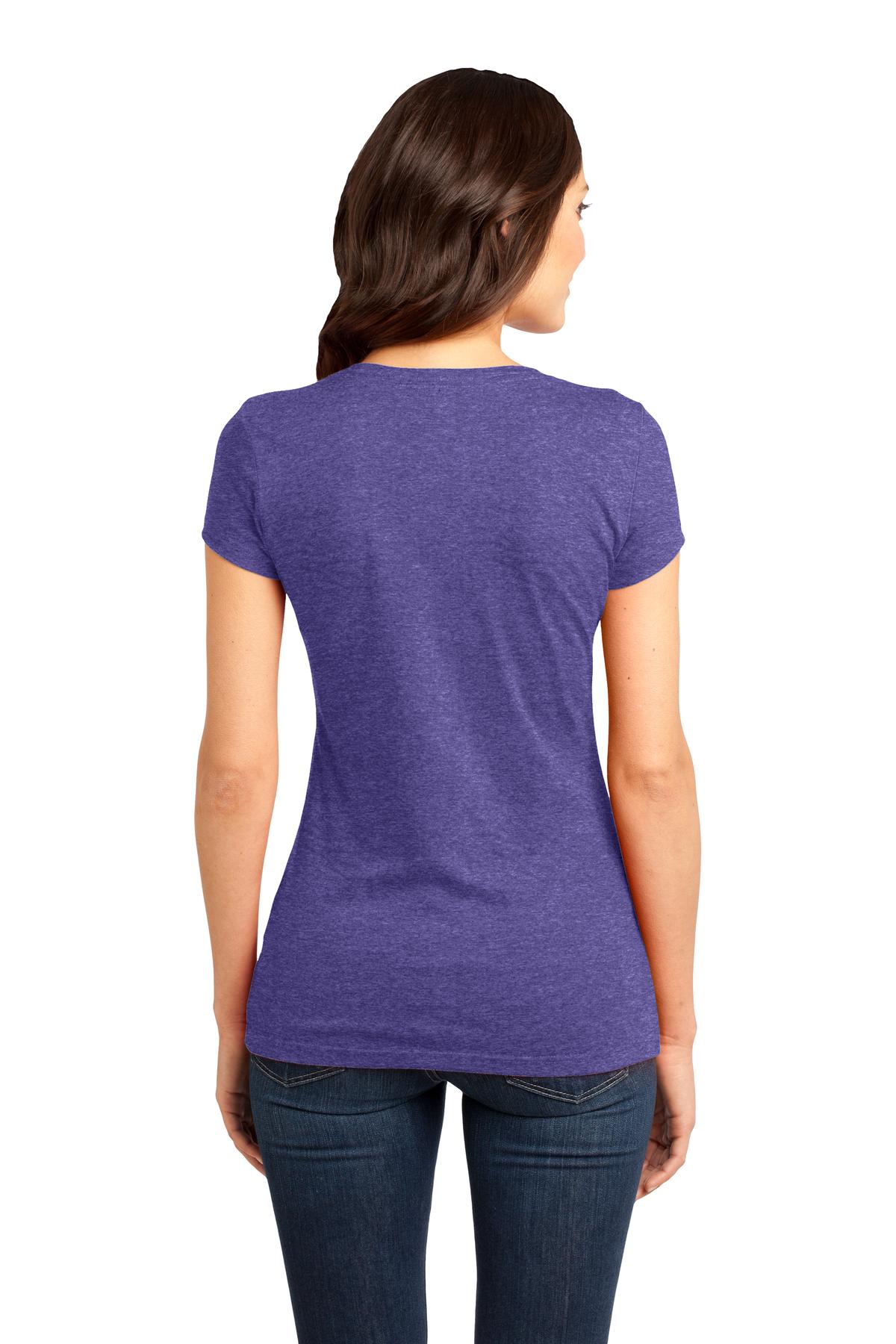 Hthrd Purple District Women's Fitted Very Important Tee . DT6001