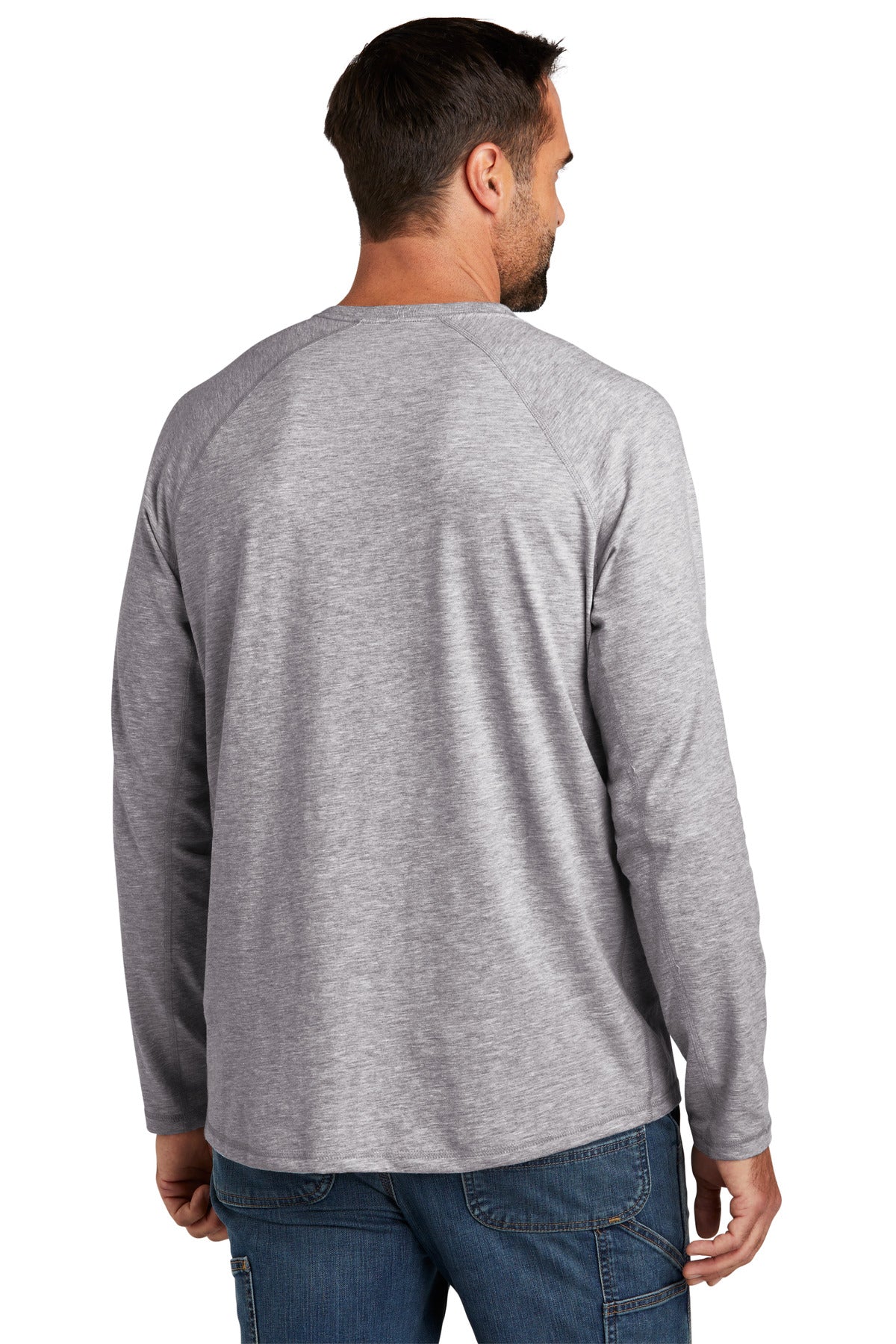 HthrGrey Carhartt Force Long Sleeve Pocket T-Shirt CT106656