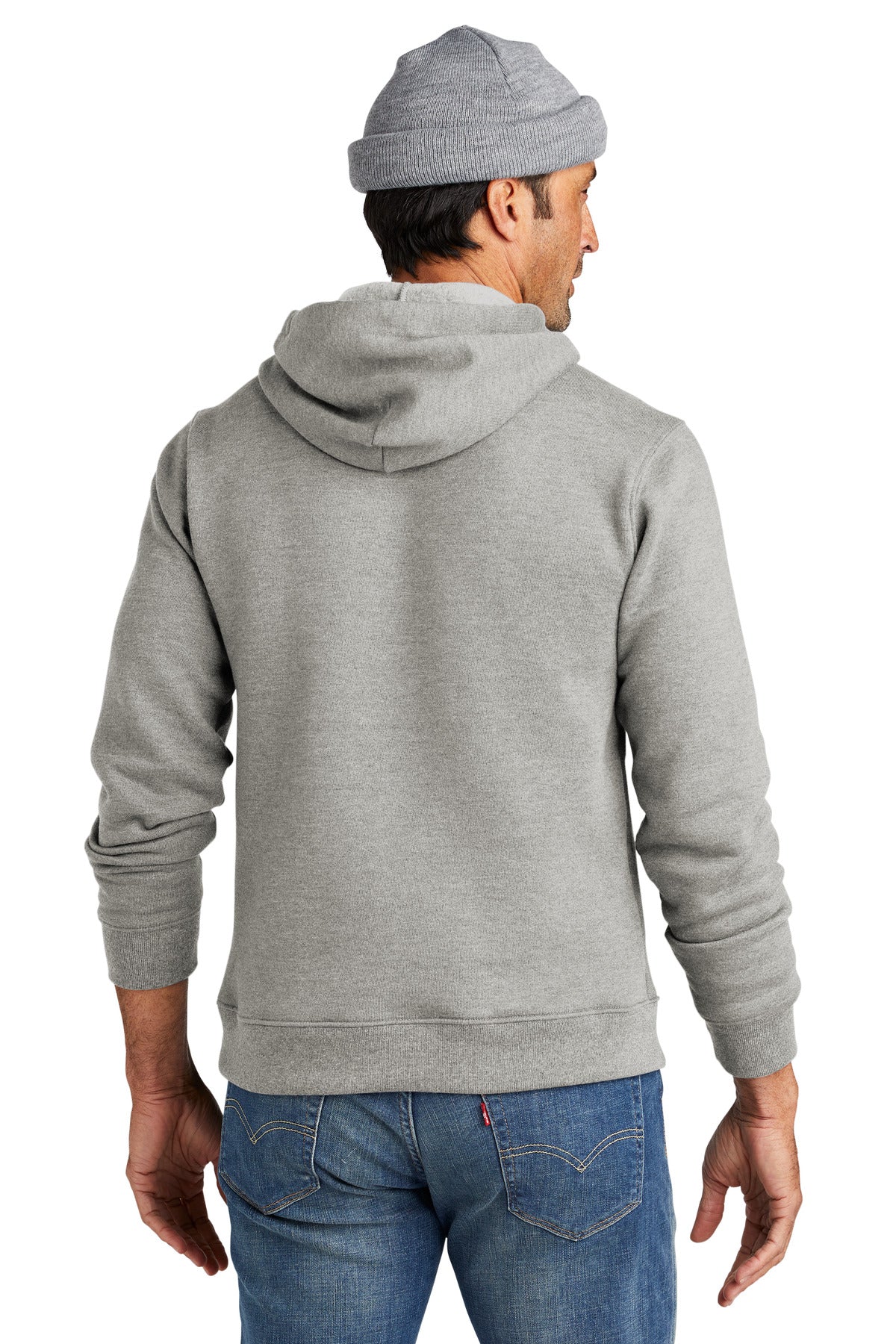 HthrGrey Volunteer Knitwear Chore Fleece Pullover Hoodie VL130H