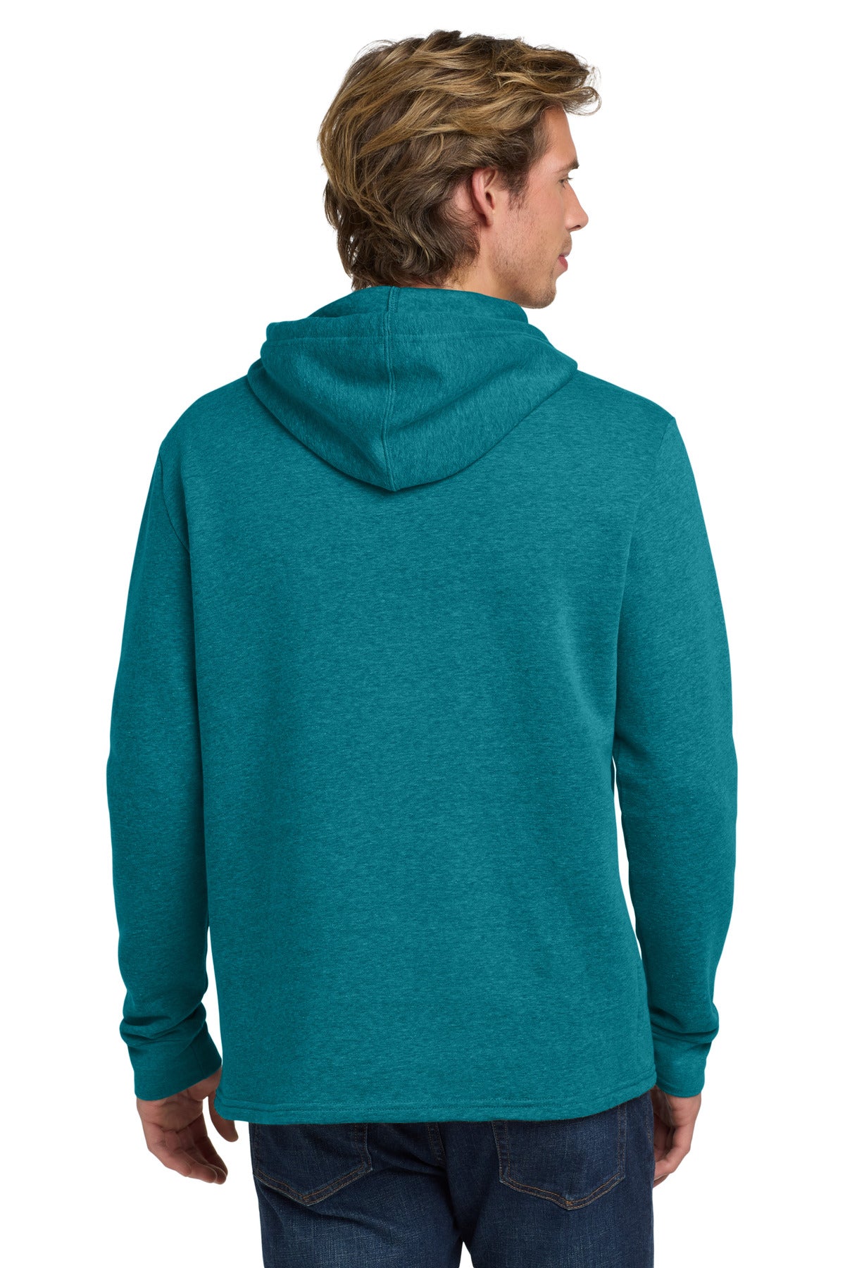 HthrTeal Next Level Apparel Adult Malibu Pullover Hoodie. NL9300