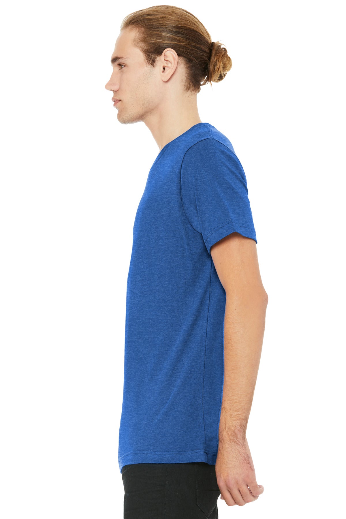HthrTRRoy BELLA+CANVAS Unisex Heather CVC V-Neck Tee BC3005CVC