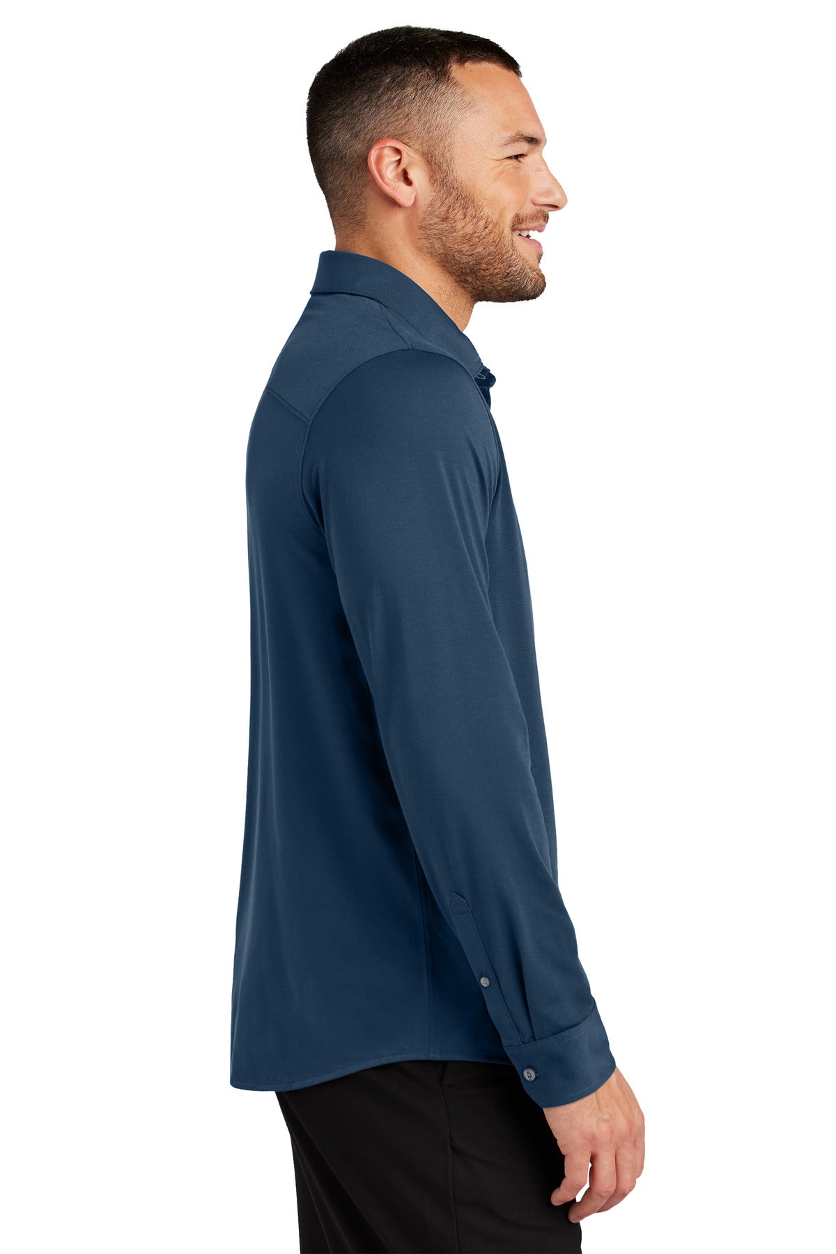 InsBlue Mercer+Mettle Stretch Jersey Long Sleeve Shirt MM1018