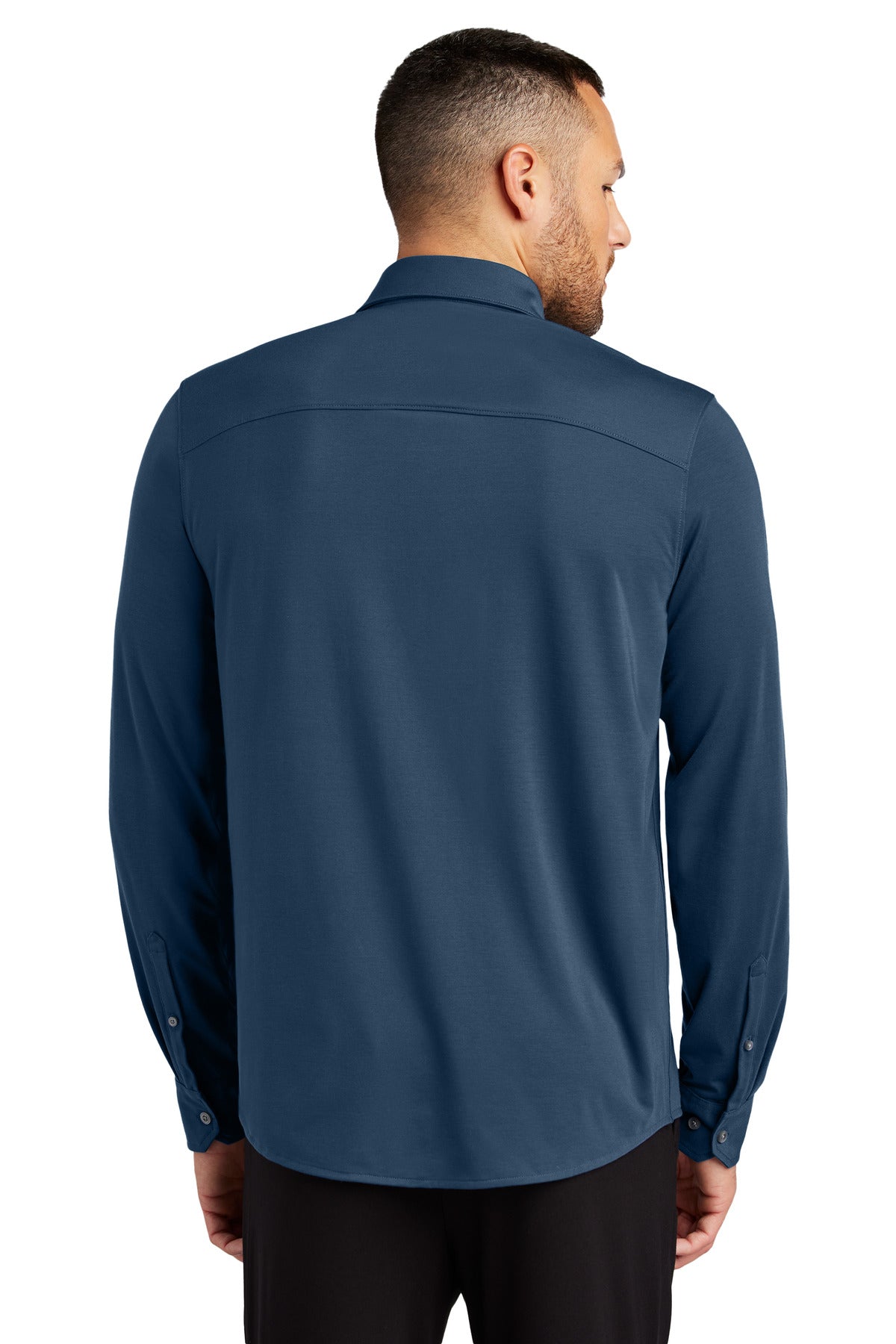 InsBlue Mercer+Mettle Stretch Jersey Long Sleeve Shirt MM1018