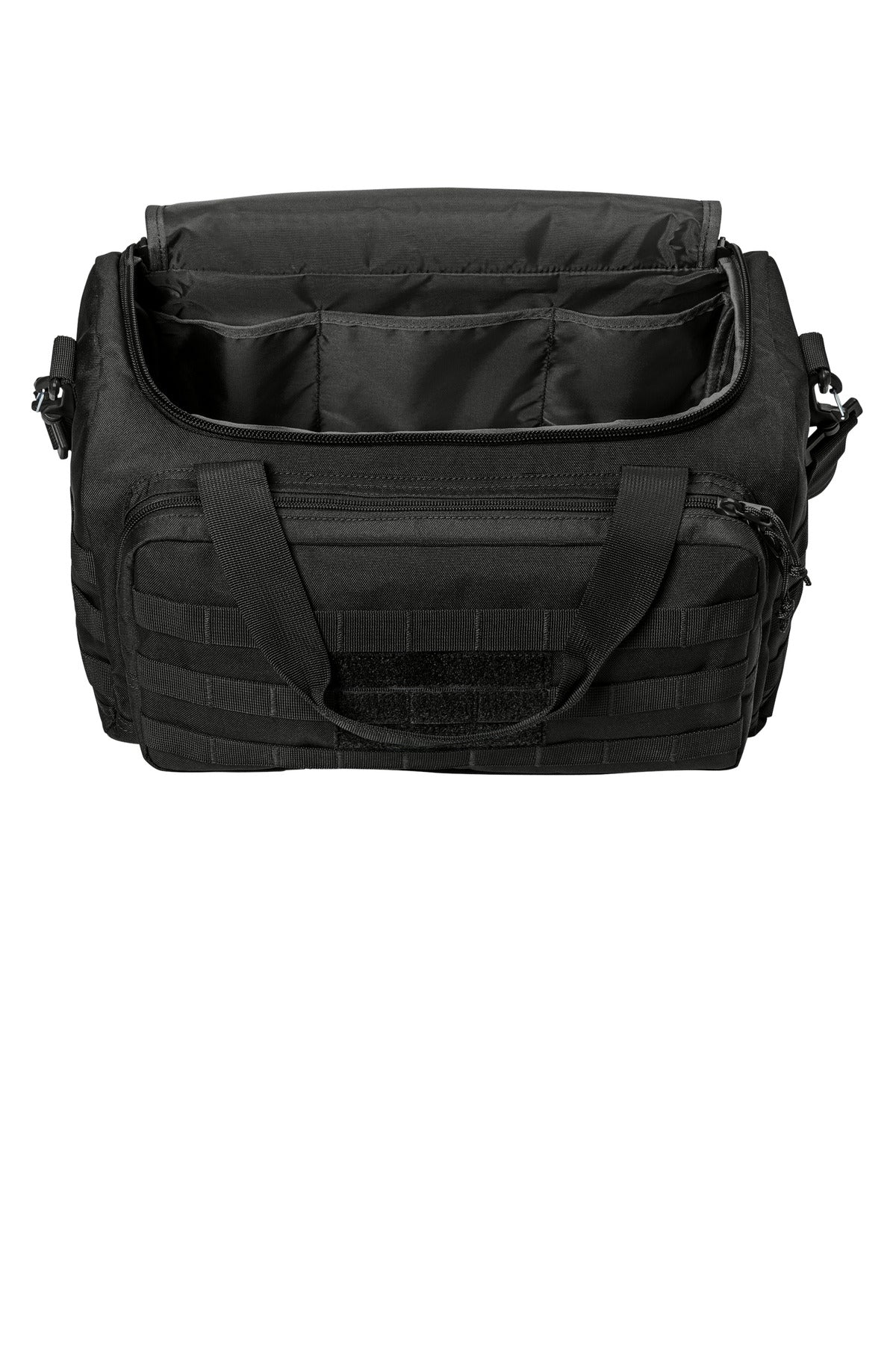 Inside View of Black CornerStone Tactical Gear Bag CSB816